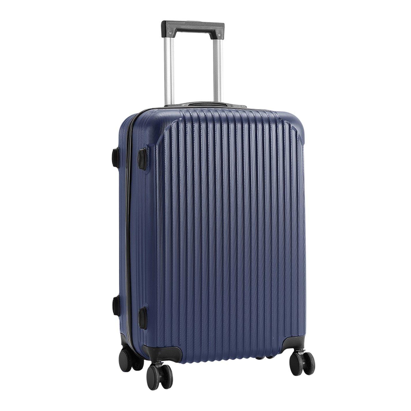 Blue - SHEONLY - 28 Inch Blue Hardshell Spinner Suitcase - 1