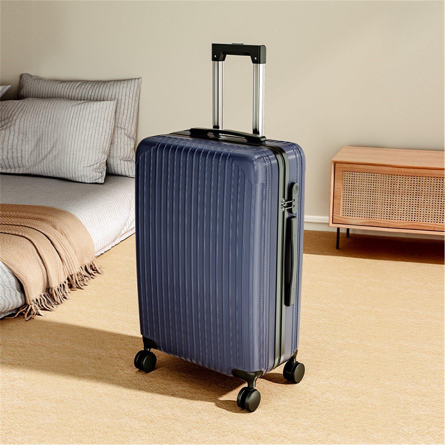 Blue - SHEONLY - 28 Inch Blue Hardshell Spinner Suitcase - 12