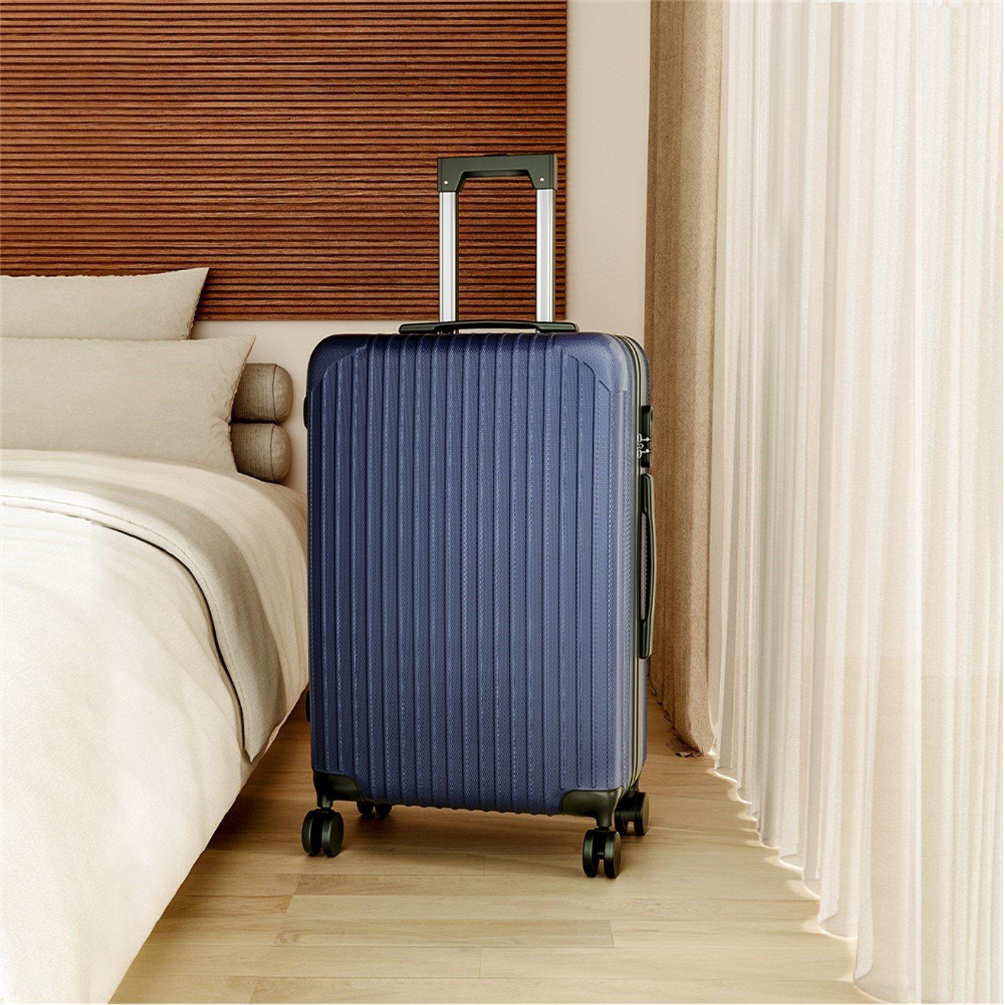 Blue - SHEONLY - 28 Inch Blue Hardshell Spinner Suitcase - 13