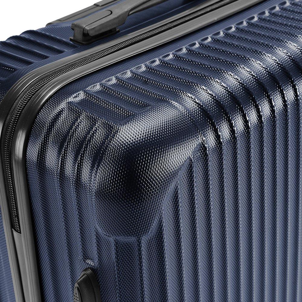 Blue - SHEONLY - 28 Inch Blue Hardshell Spinner Suitcase - 6