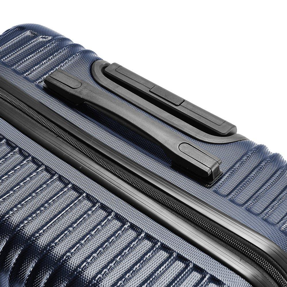 Blue - SHEONLY - 28 Inch Blue Hardshell Spinner Suitcase - 8