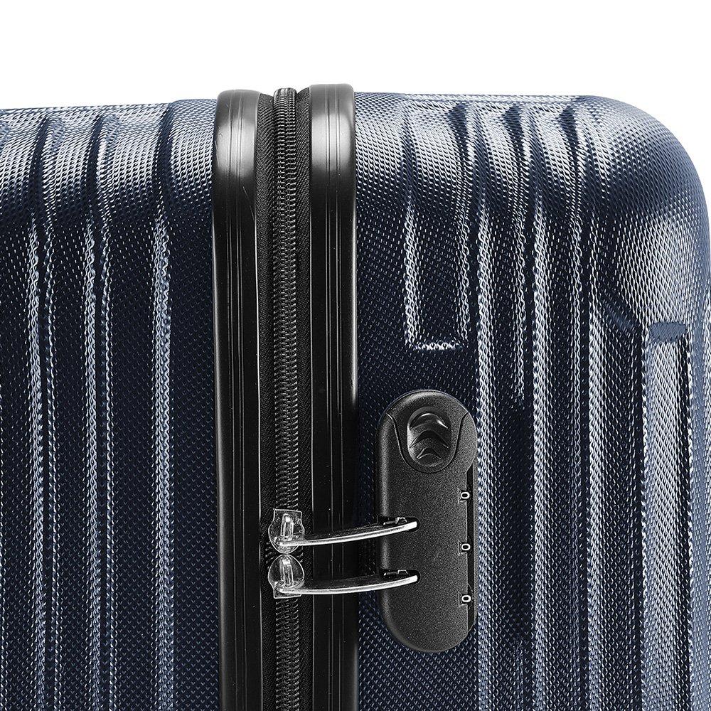 Blue - SHEONLY - 28 Inch Blue Hardshell Spinner Suitcase - 10