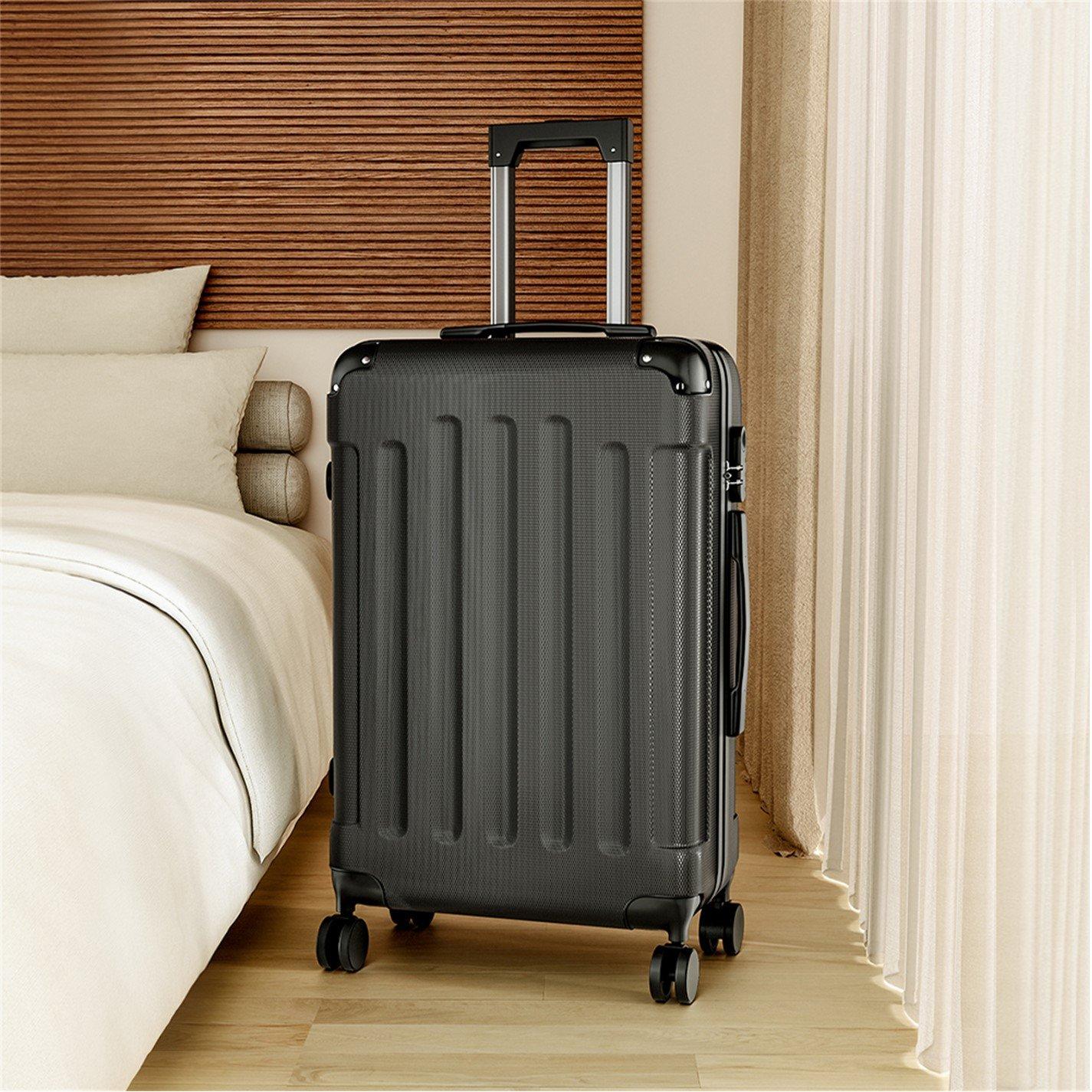 Black - SHEONLY - 28 Inch Black Modern Hardside Spinner Suitcase - 12