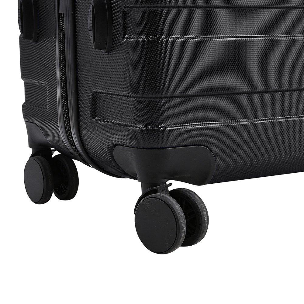 Black - SHEONLY - Hardshell Rolling Suitcase 28 Purple - 12