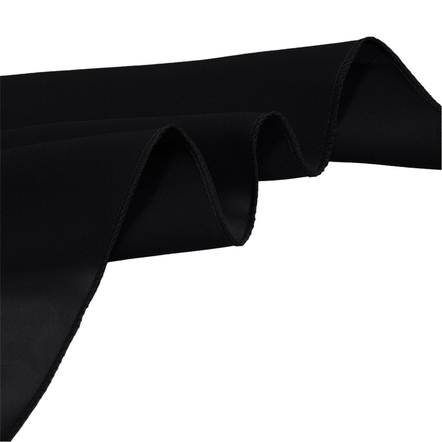 Black - SHEONLY - Elegant Soild Colour Chiffon Shawl Wrap - 4