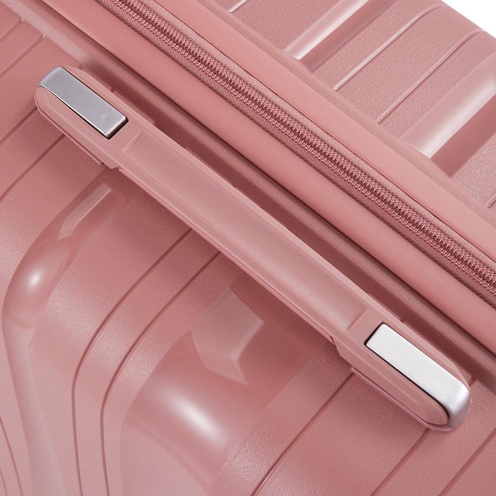 Rose Gold - SHEONLY - 4PCS Lockable Travel Suitcase Set - 7