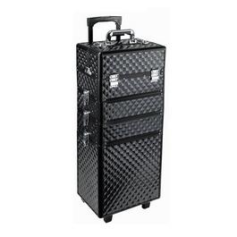 SHEONLY 4in1 Cosmetic Makeup Train Case, Purple