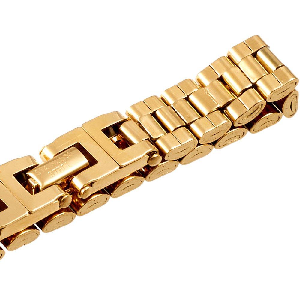 Gold - SHEONLY - Elegant Gold-plated Stainless Steel Bracelet - 5