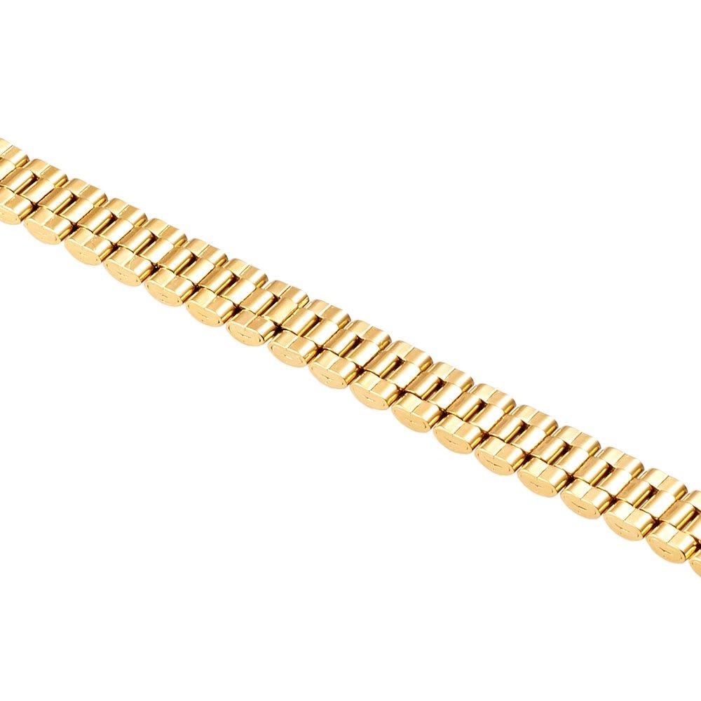 Gold - SHEONLY - Elegant Gold-plated Stainless Steel Bracelet - 6