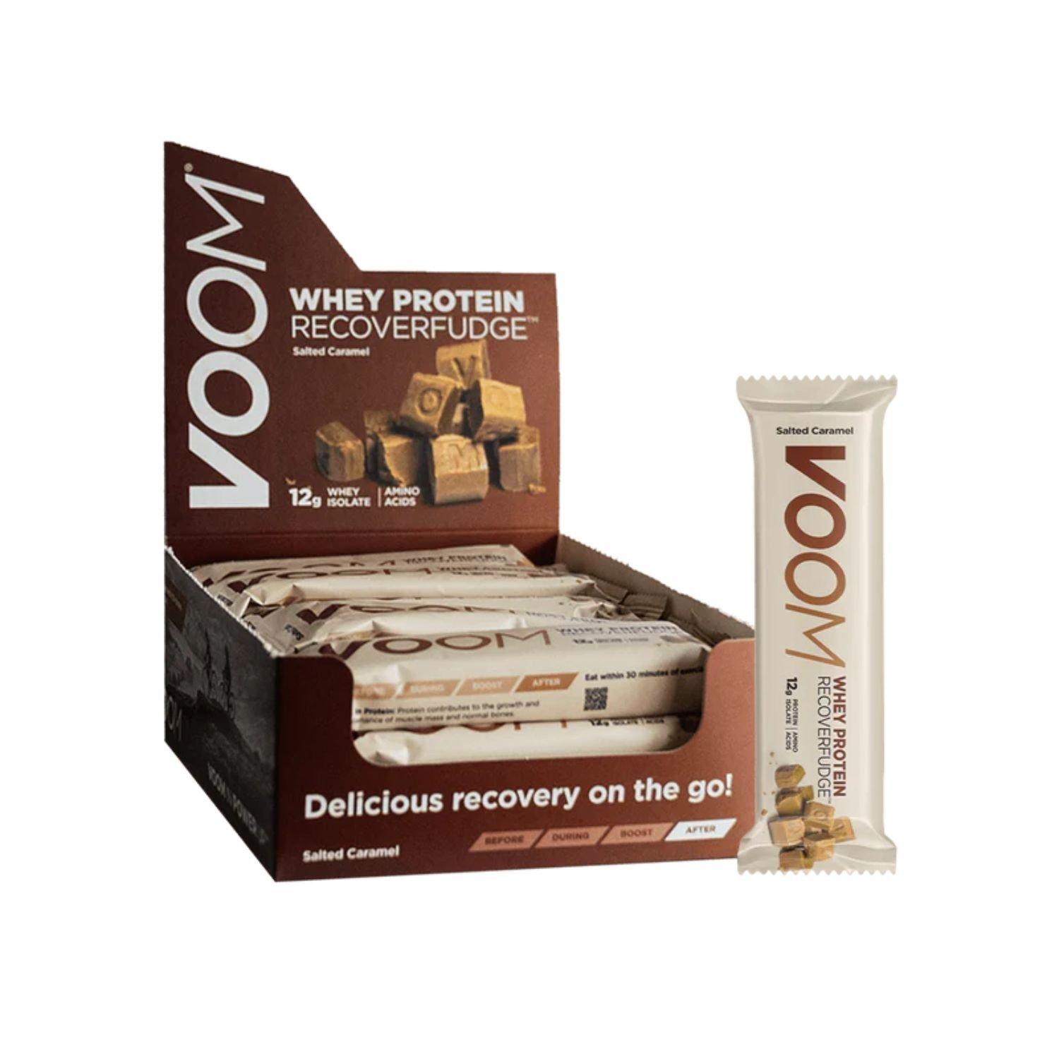 Voom Recovery Fudge Bar (15 X 50G) - Salted Caramel - Box of 15