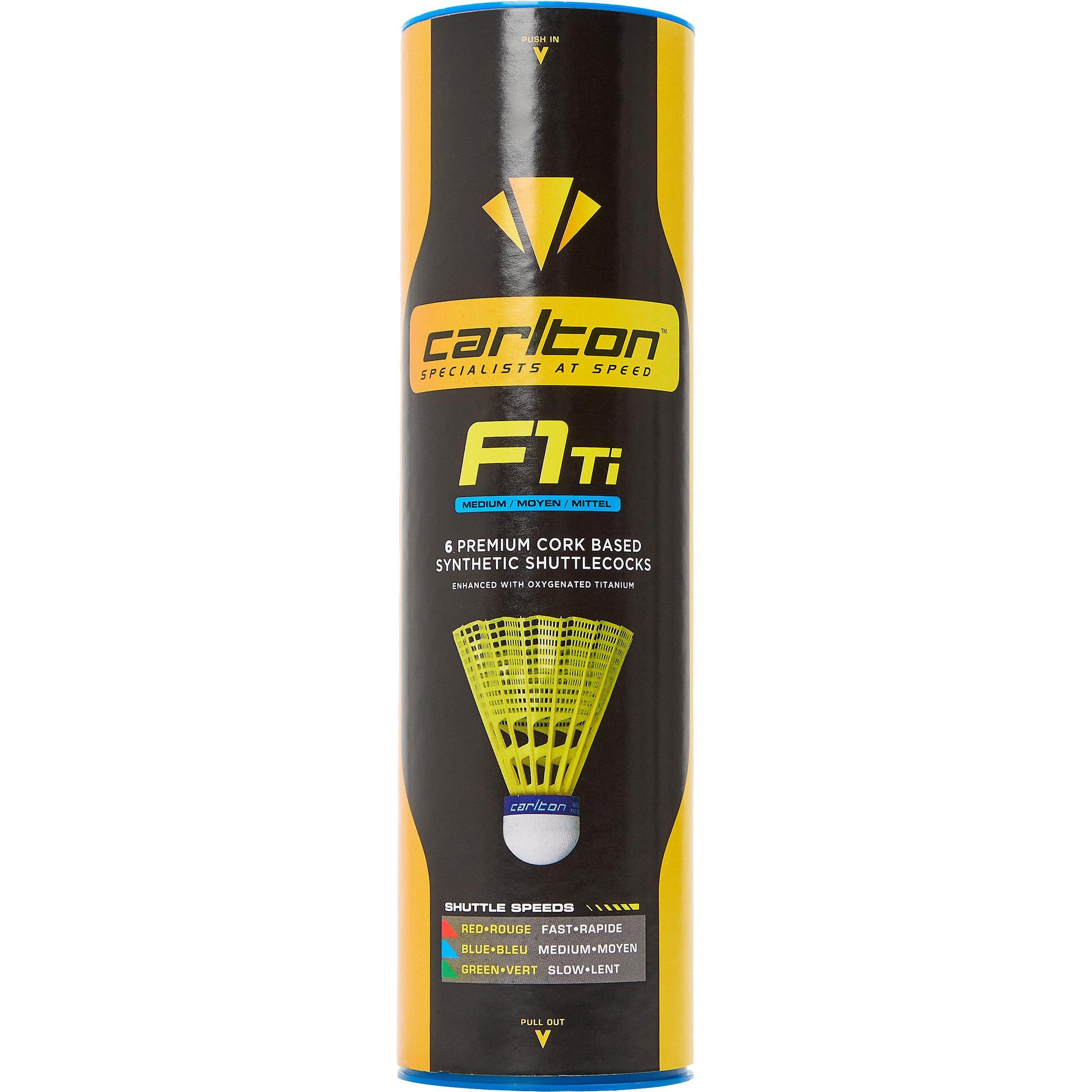 Yellow - Carlton - Carlton F1-TI Shuttlecocks - 2