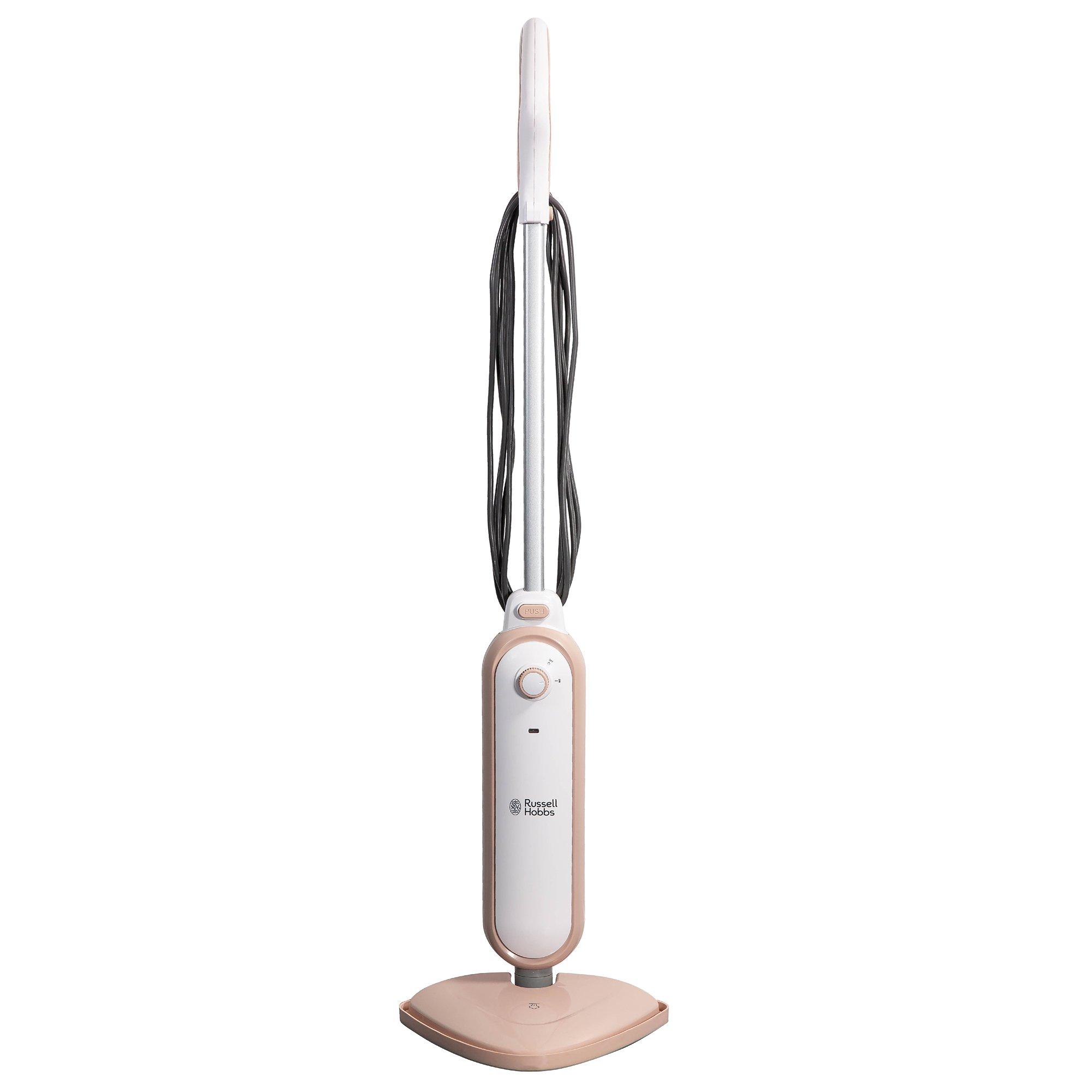 Blush & White - Russell Hobbs - RHSM1001BP-G Steam & Clean Steam Mop in Blush Pink - 1