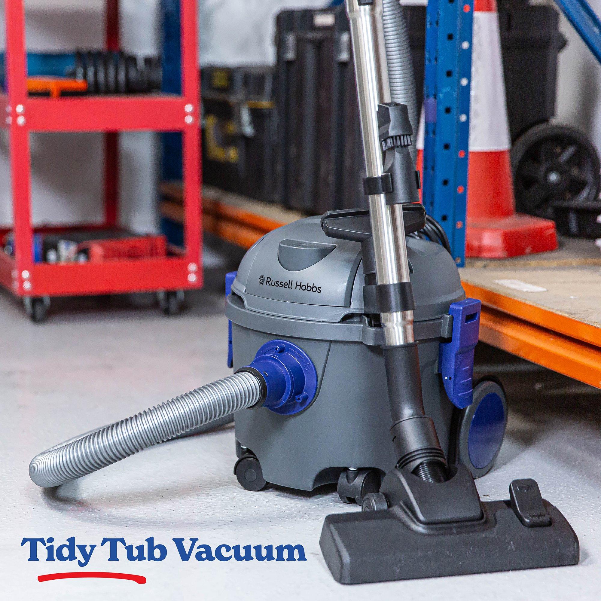 Grey And Blue - Russell Hobbs - ® RHTV2001 Tidy Tub Vacuum in Grey & Blue - 6