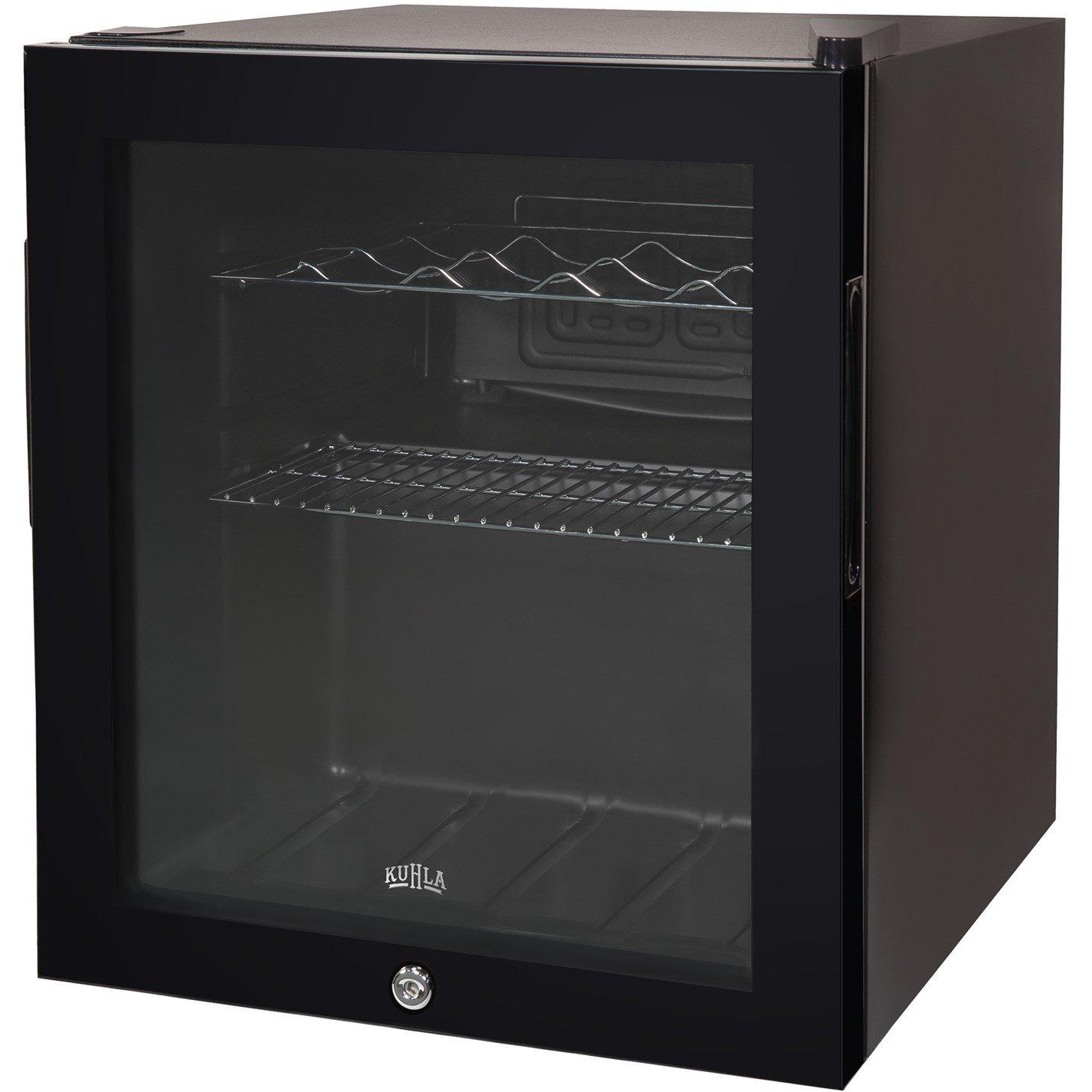 Black - KUHLA - KBC1B 46L Lockable Door Beer & Wine Cooler - 1