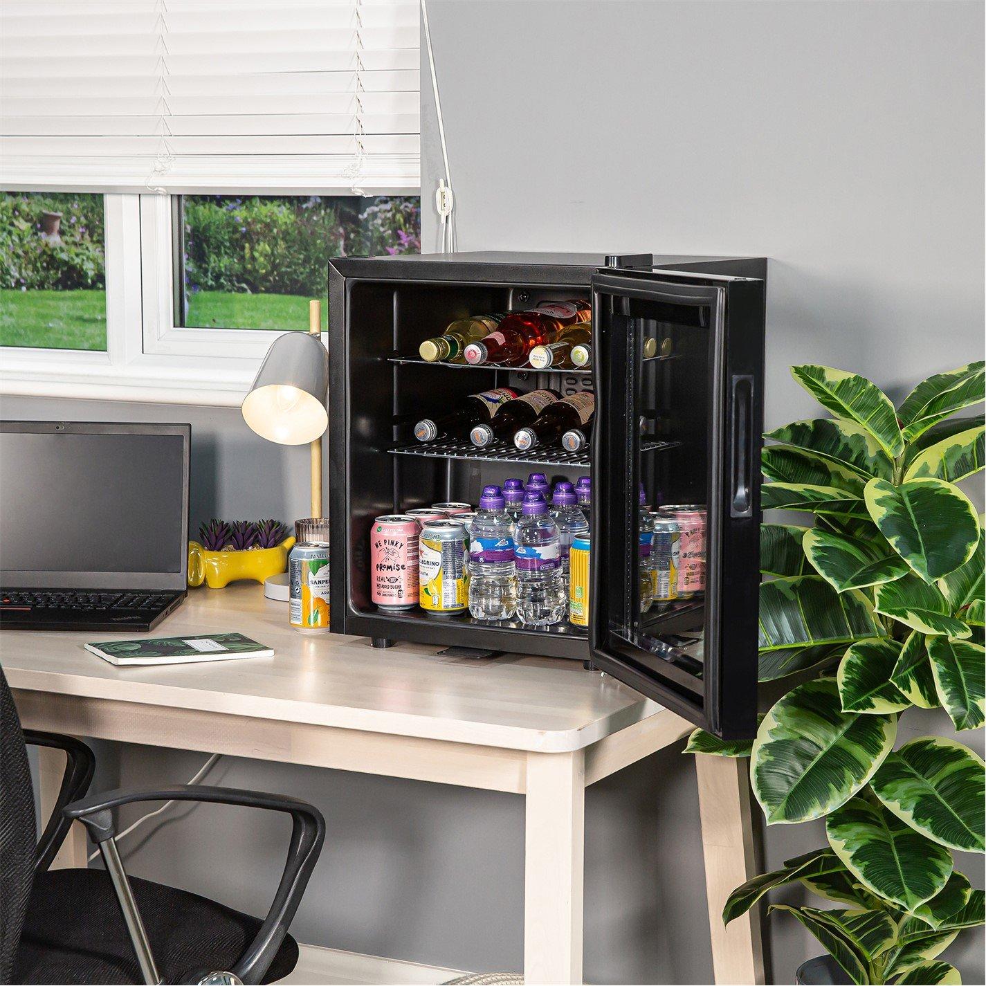 Black - KUHLA - KBC1B 46L Lockable Door Beer & Wine Cooler - 8