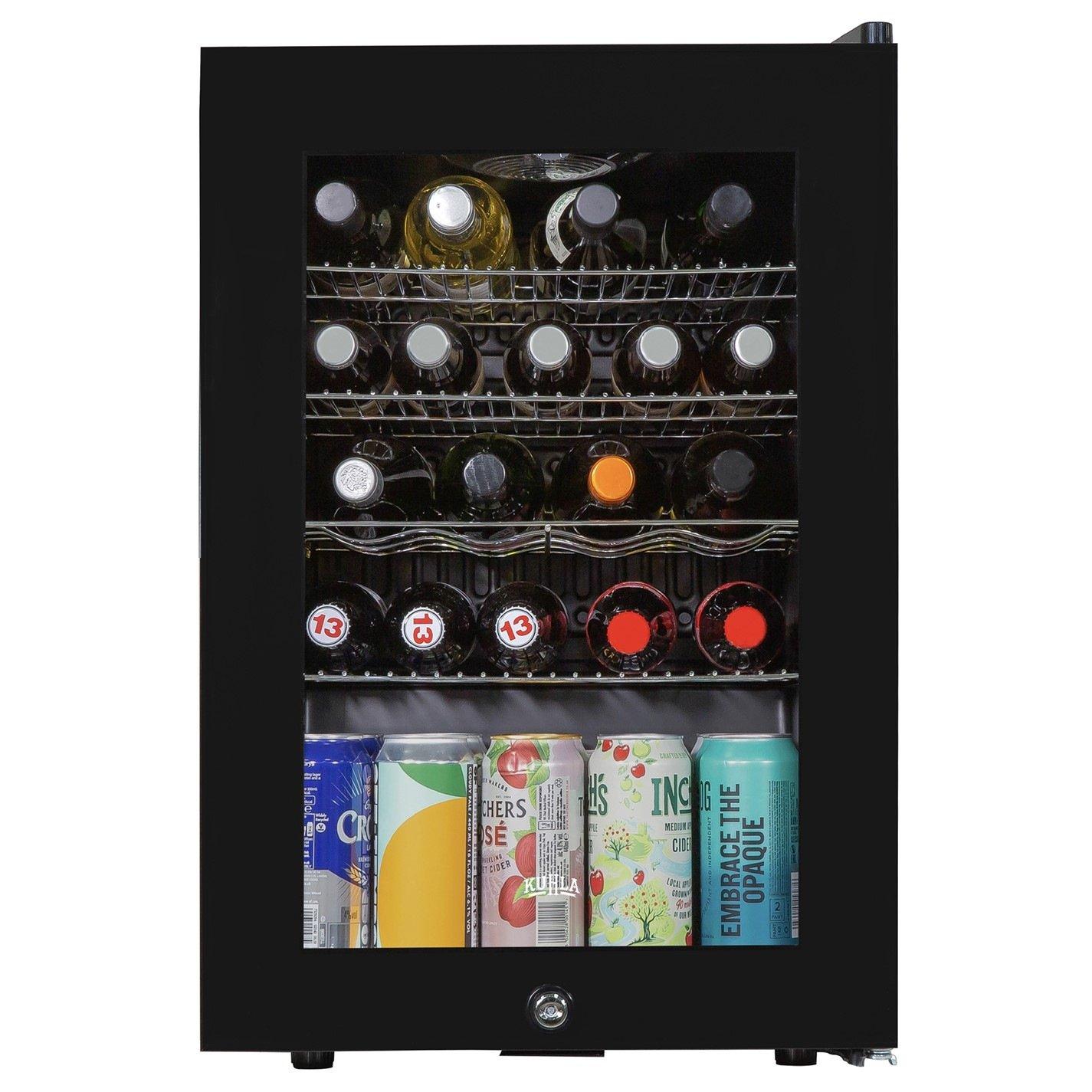 Black - KUHLA - KBC2B 62L Lockable Door Beer Wine & Drink Cooler - 1