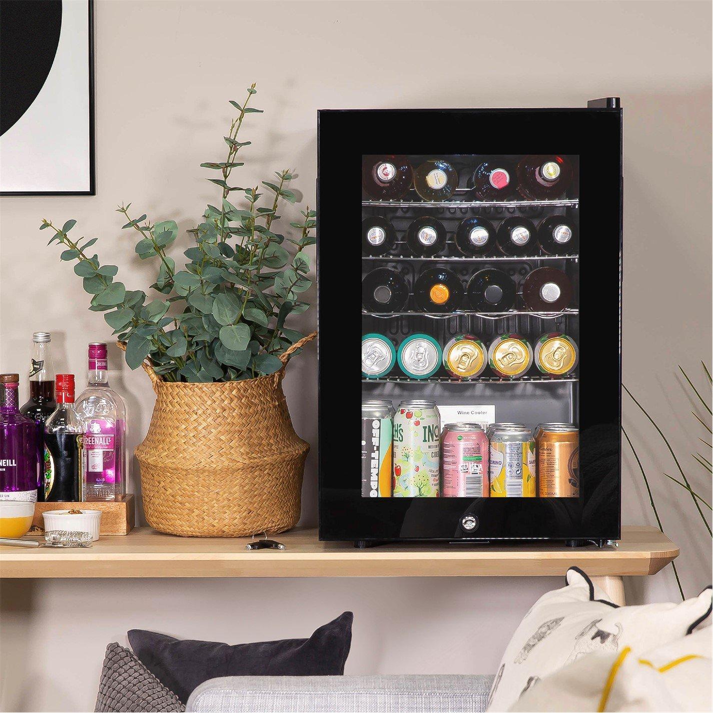 Black - KUHLA - KBC2B 62L Lockable Door Beer Wine & Drink Cooler - 6