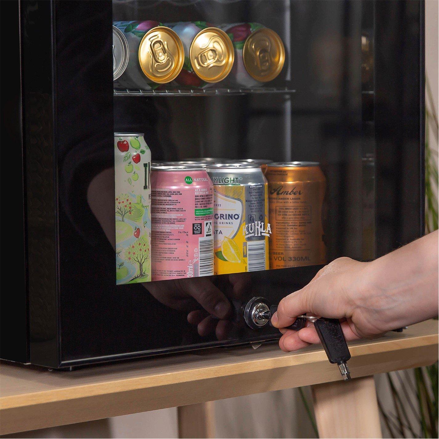 Black - KUHLA - KBC2B 62L Lockable Door Beer Wine & Drink Cooler - 7