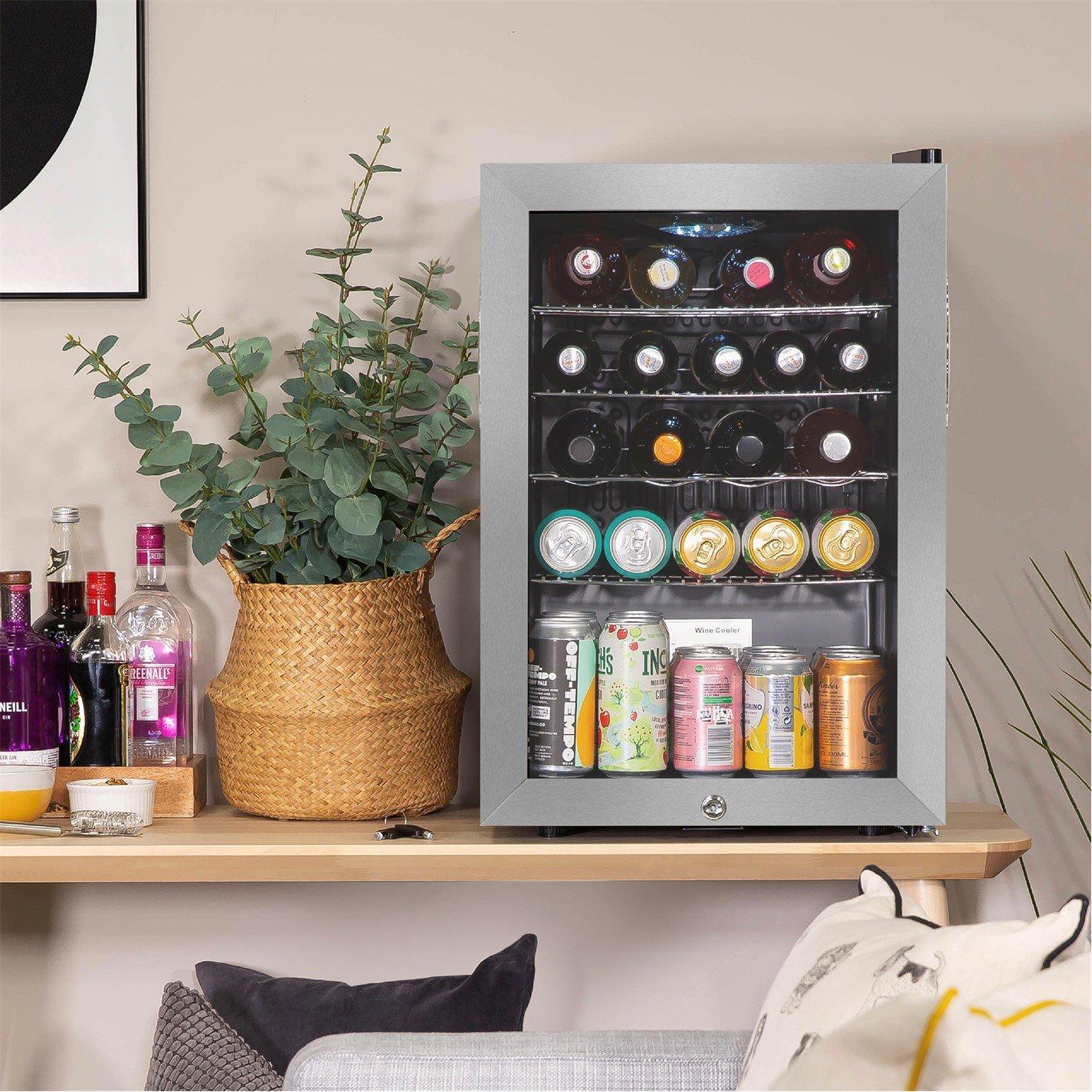 Stainless Steel - KUHLA - KBC2SS 62L Lockable Door Beer Wine & Drinks Cooler - 6