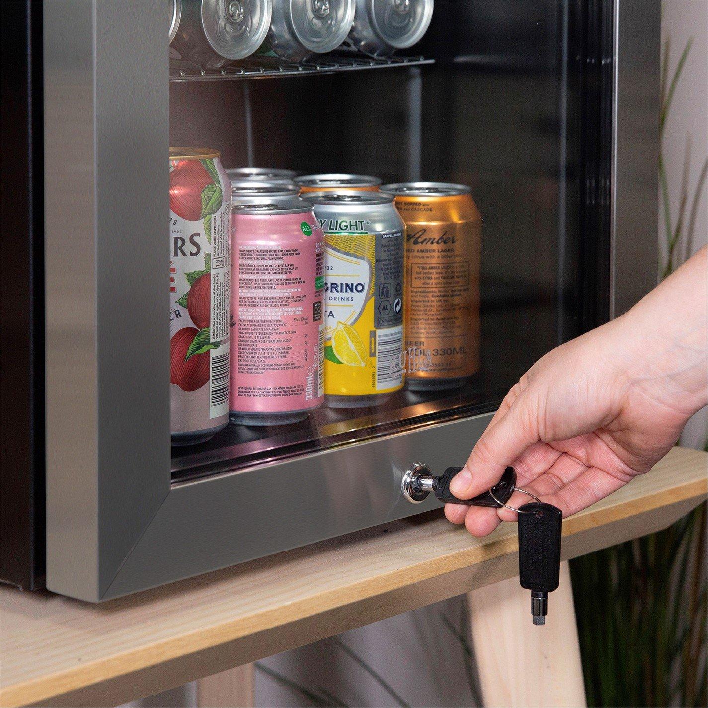 Stainless Steel - KUHLA - KBC2SS 62L Lockable Door Beer Wine & Drinks Cooler - 7