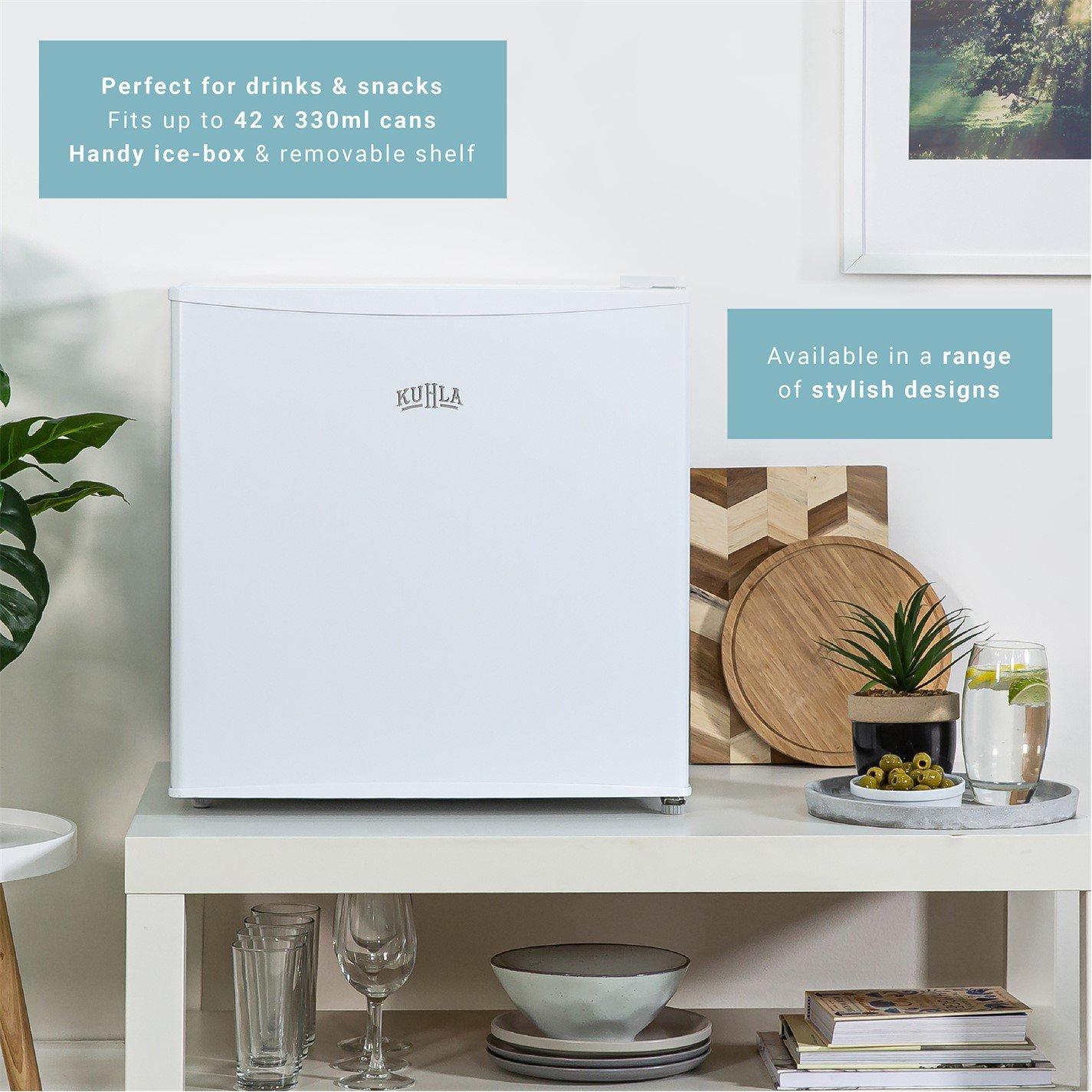 White - KUHLA - KTTF0E4W 43L Table Top Mini Fridge White - 2