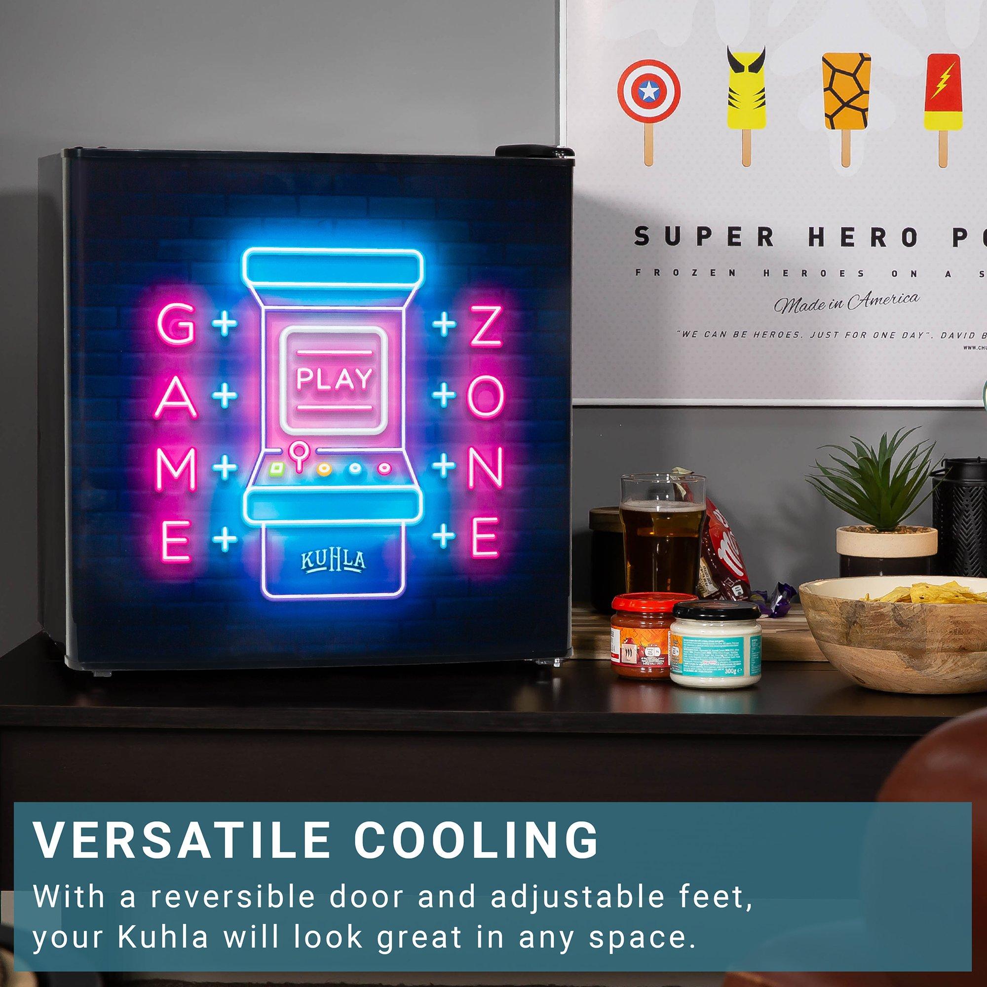 Black - KUHLA - KTTF0E6B-1019 Gamer Design 45L Table Top Fridge - 5