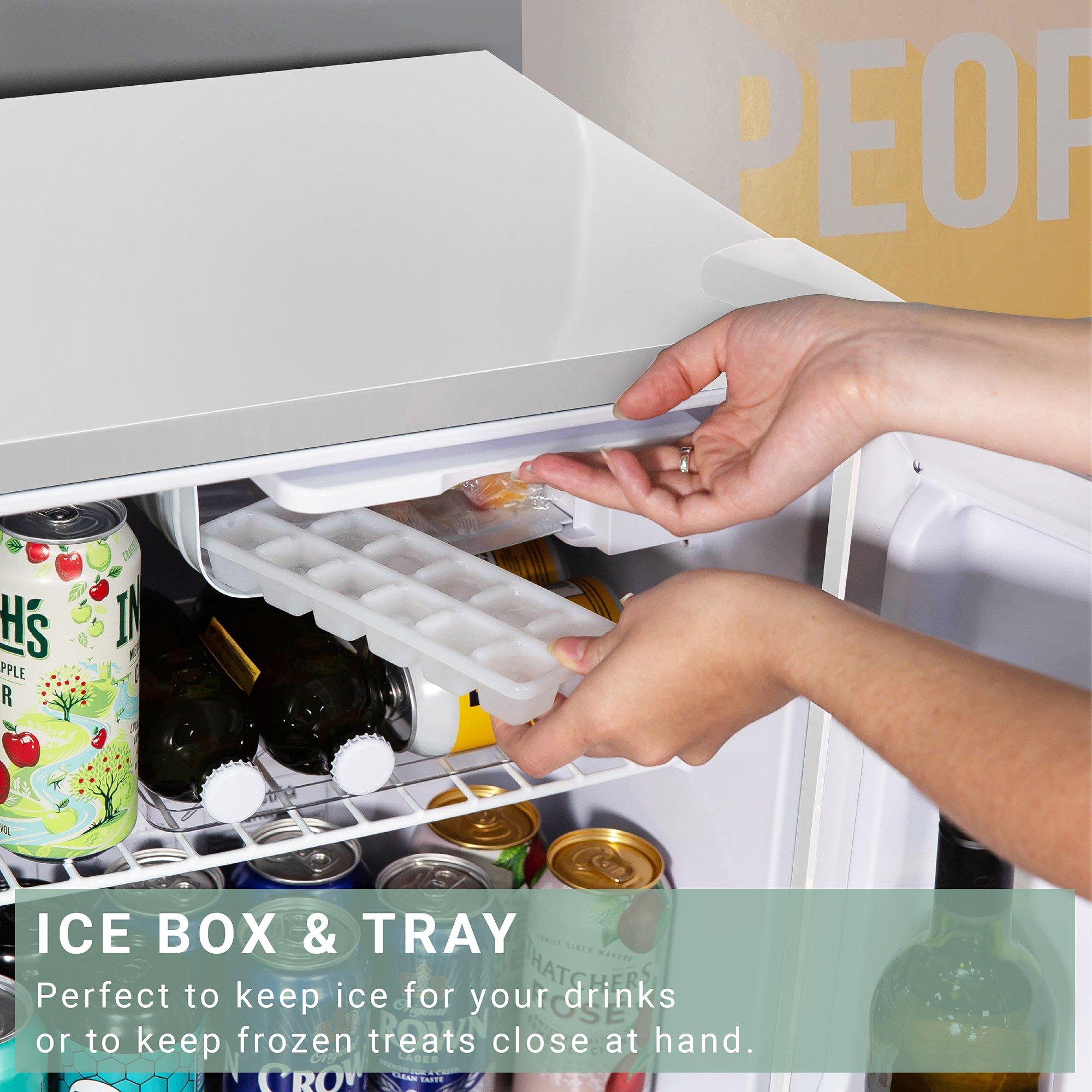 White - KUHLA - KTTF0E6W-1025 Pink Design 45L Table Top Fridge - 4