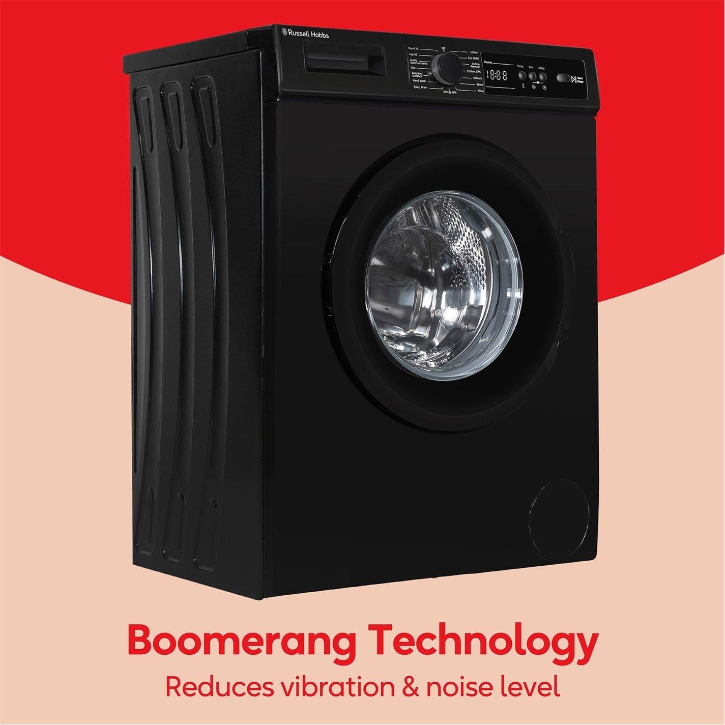 Black - Russell Hobbs - RH612W110B 10 Series 6kg Washing Machine 1200rpm - 3
