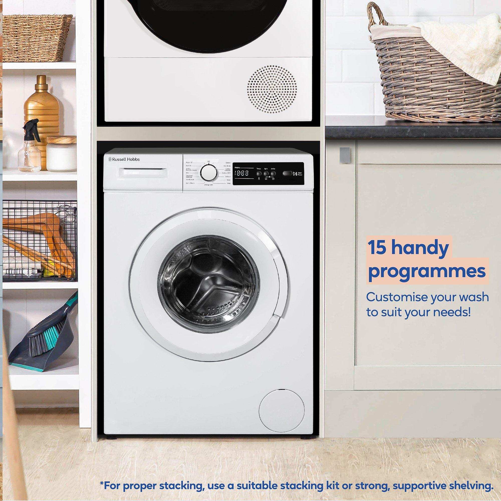 White - Russell Hobbs - RH612W110W 10 Series 6kg Washing Machine 1200rpm - 5