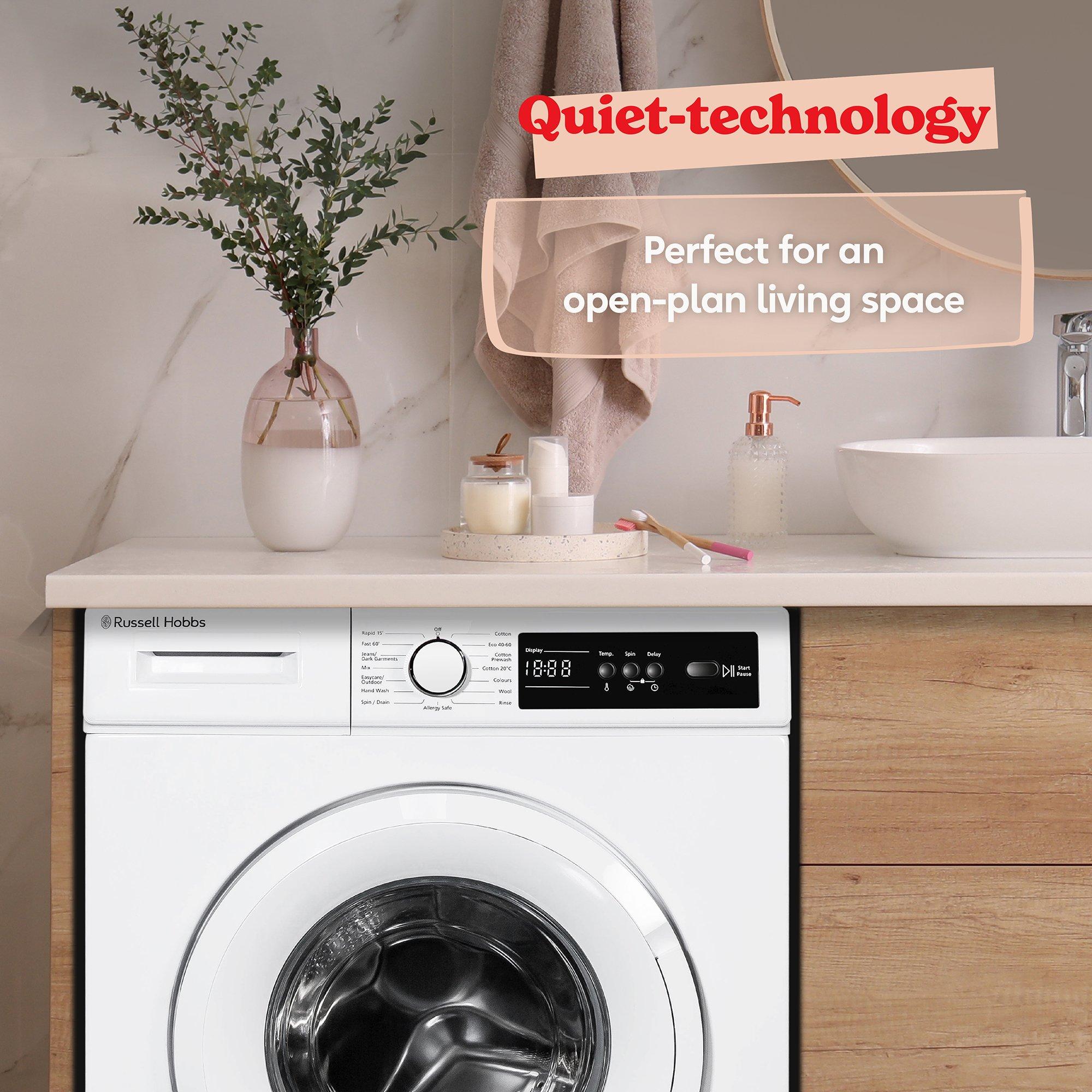 White - Russell Hobbs - RH612W110W 10 Series 6kg Washing Machine 1200rpm - 7