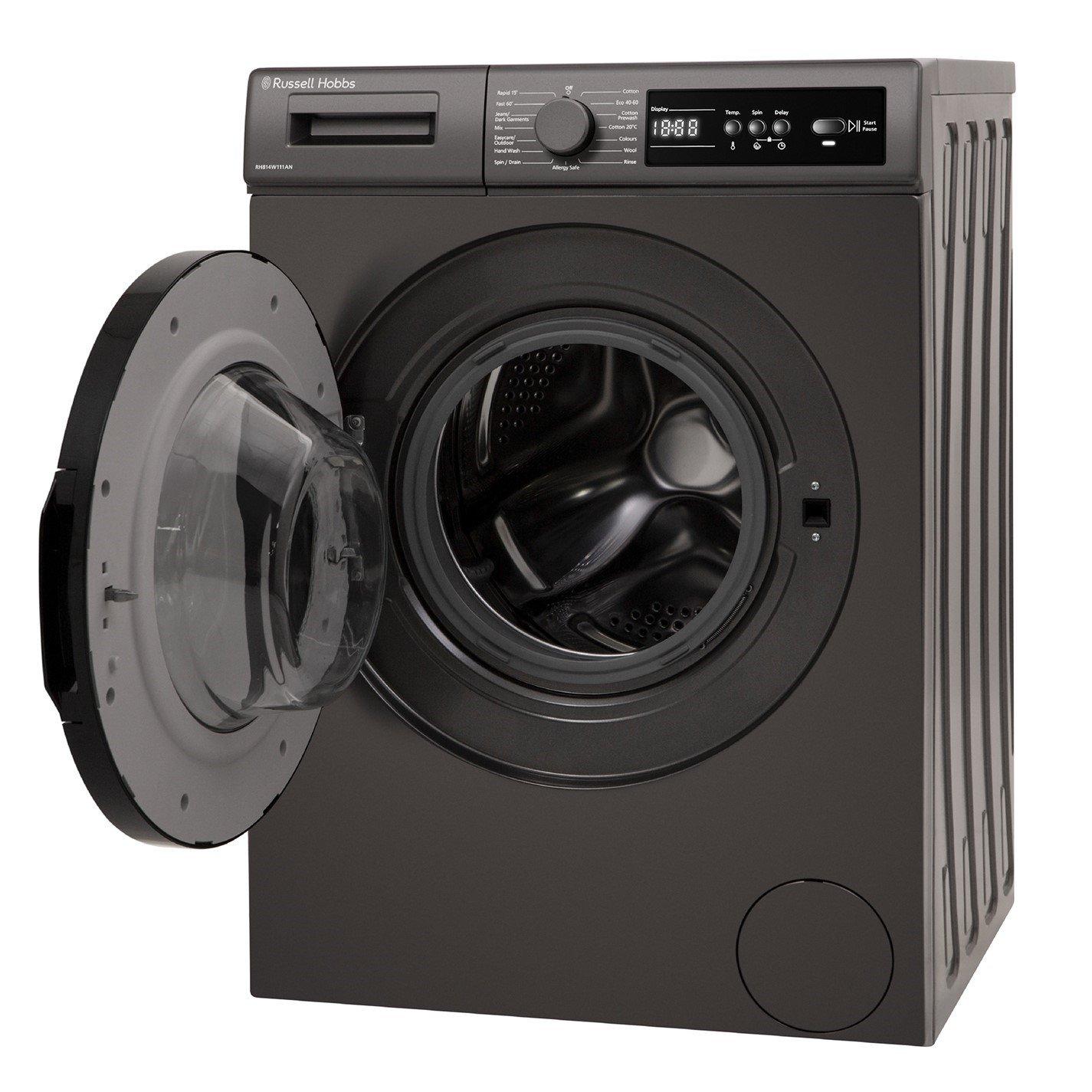 Anthracite - Russell Hobbs - RH814W111AN 11 Series 8kg Washing Machine 1400rpm - 9