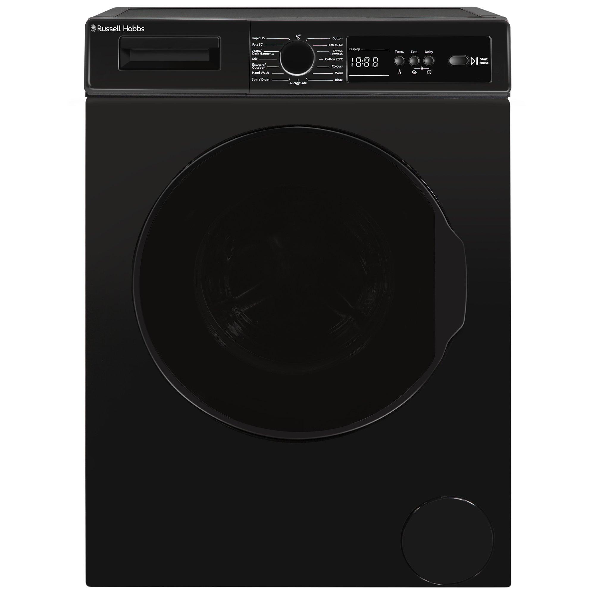Black - Russell Hobbs - RH814W111B 11 Series 8kg Washing Machine in Black - 1