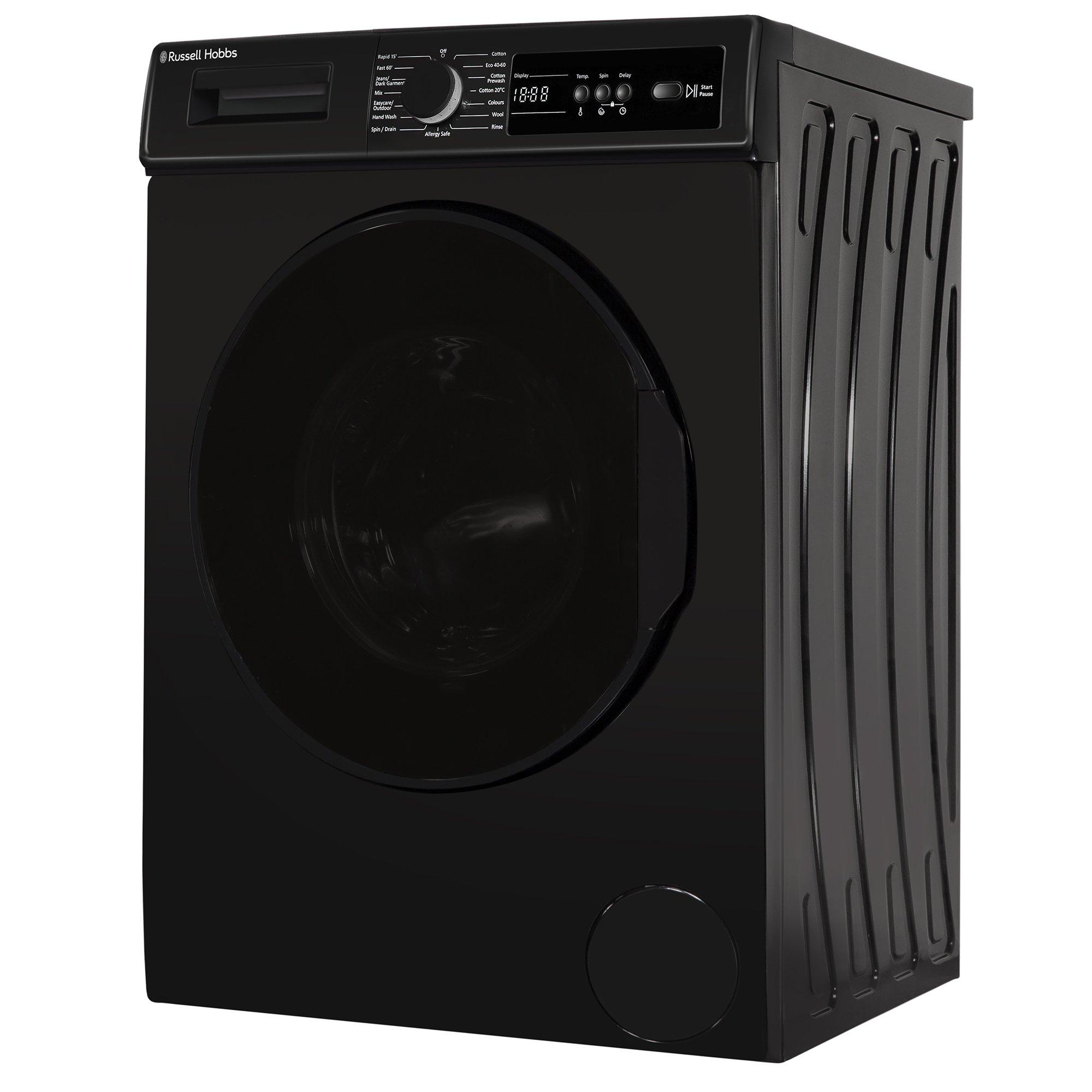 Black - Russell Hobbs - RH814W111B 11 Series 8kg Washing Machine in Black - 8