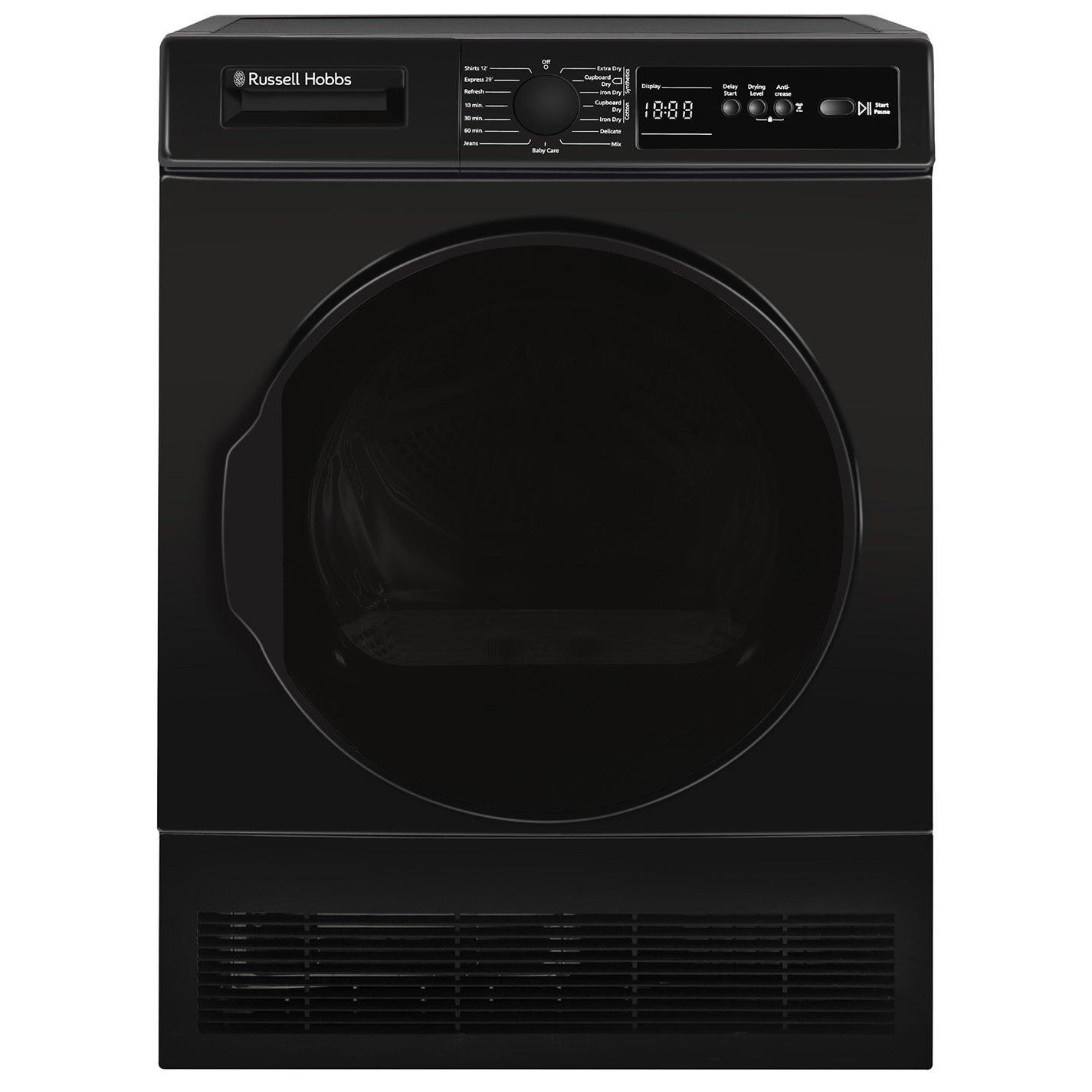 Russell Hobbs Rh8Ctd111B 11 Series, 8Kg Condenser Dryer In Black - Image 3