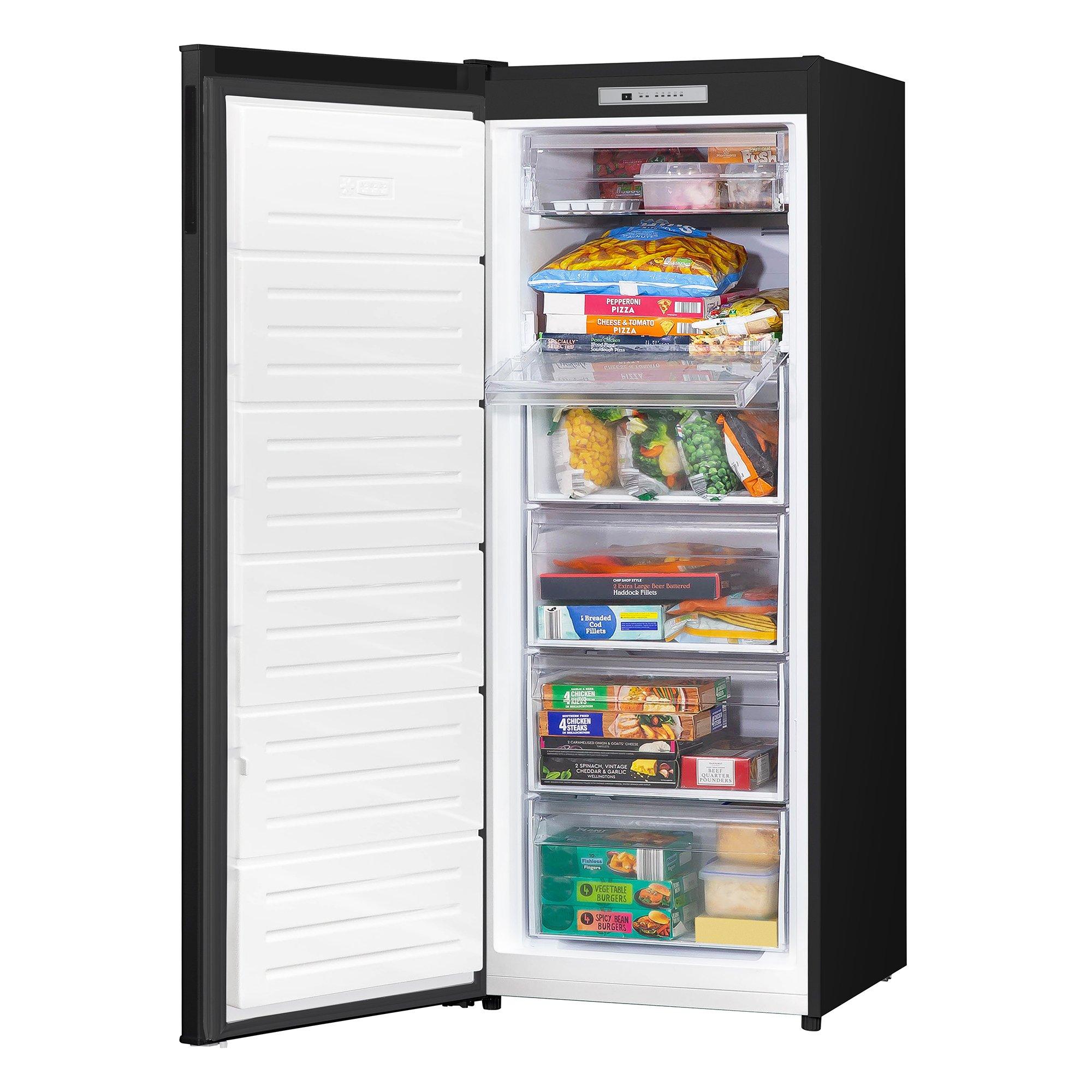 Black - Russell Hobbs - RH146FFFZ541E1B/1 175L Frost-Free Freezer Black - 7