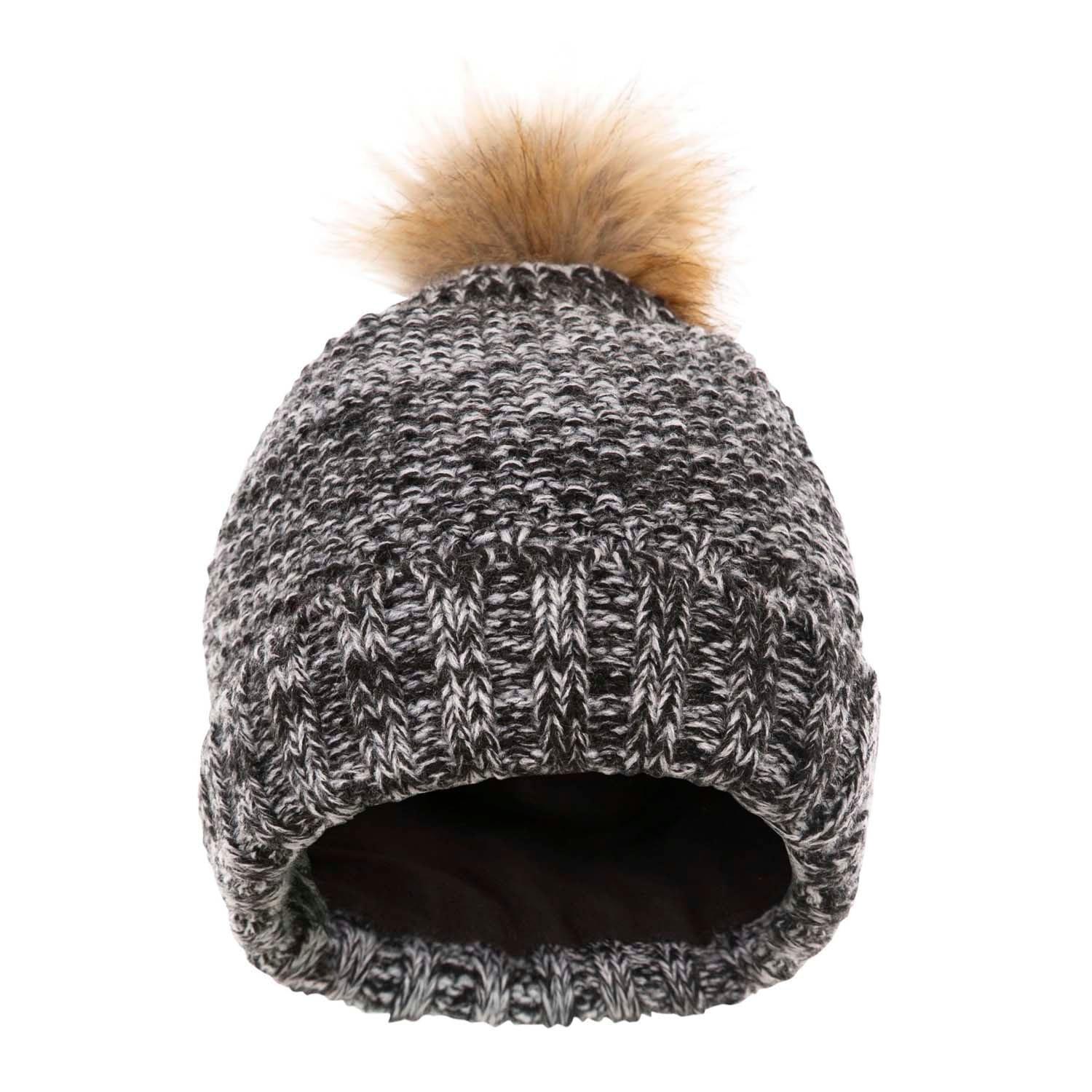 Black - Trespass - Kellisa Bobble Hat - 2
