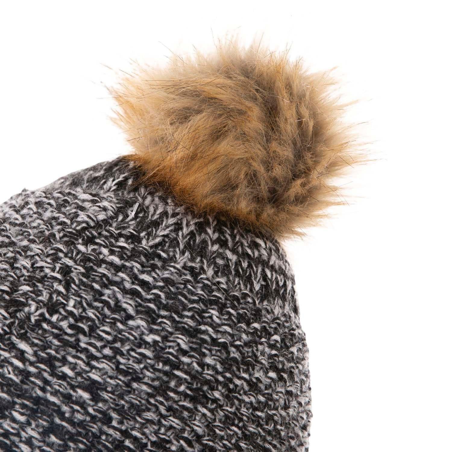 Black - Trespass - Kellisa Bobble Hat - 3