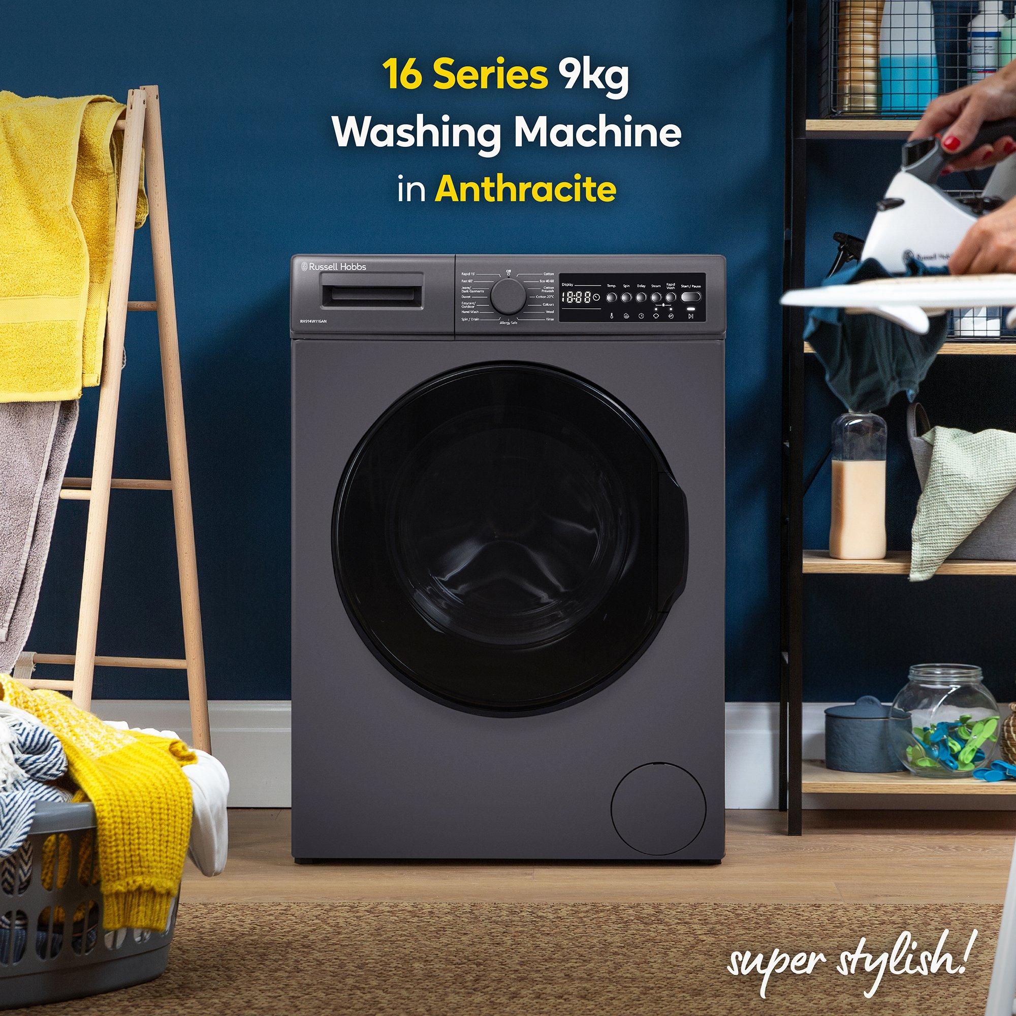 Anthracite - Russell Hobbs - RH914W116AN/01 16 Series 9kg Washing Machine - 4
