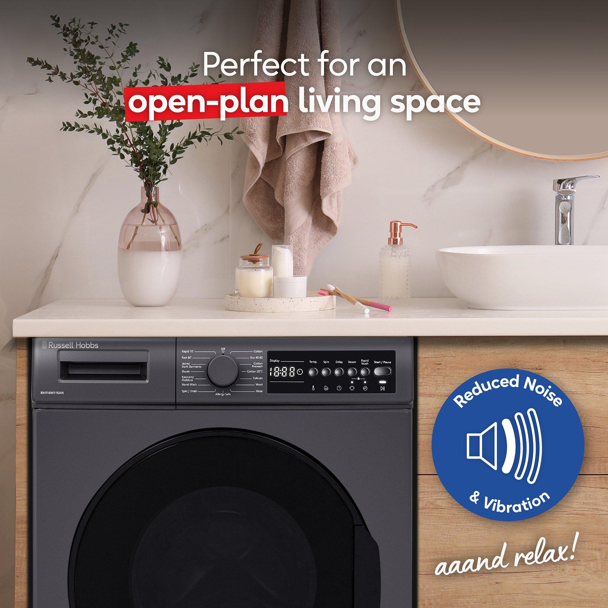 Anthracite - Russell Hobbs - RH914W116AN/01 16 Series 9kg Washing Machine - 6