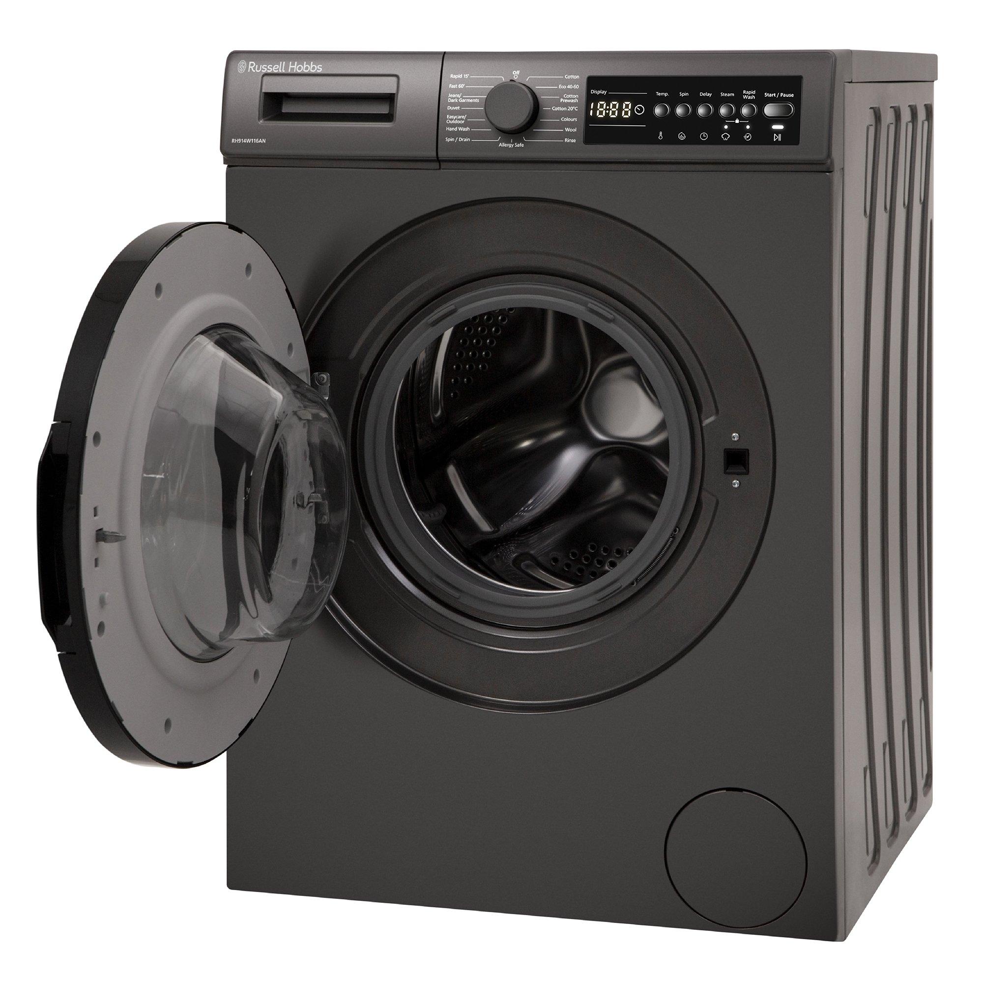 Anthracite - Russell Hobbs - RH914W116AN/01 16 Series 9kg Washing Machine - 9
