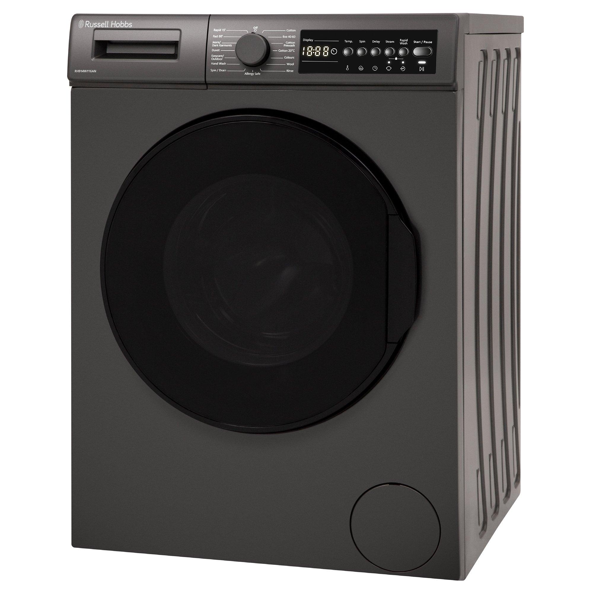 Anthracite - Russell Hobbs - RH914W116AN/01 16 Series 9kg Washing Machine - 10