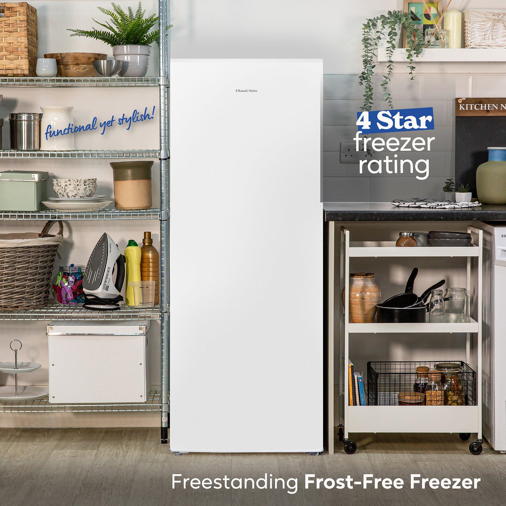 White - Russell Hobbs - RH146FFFZ541E1S 175L Frost-Free Fridge Freezer - 3