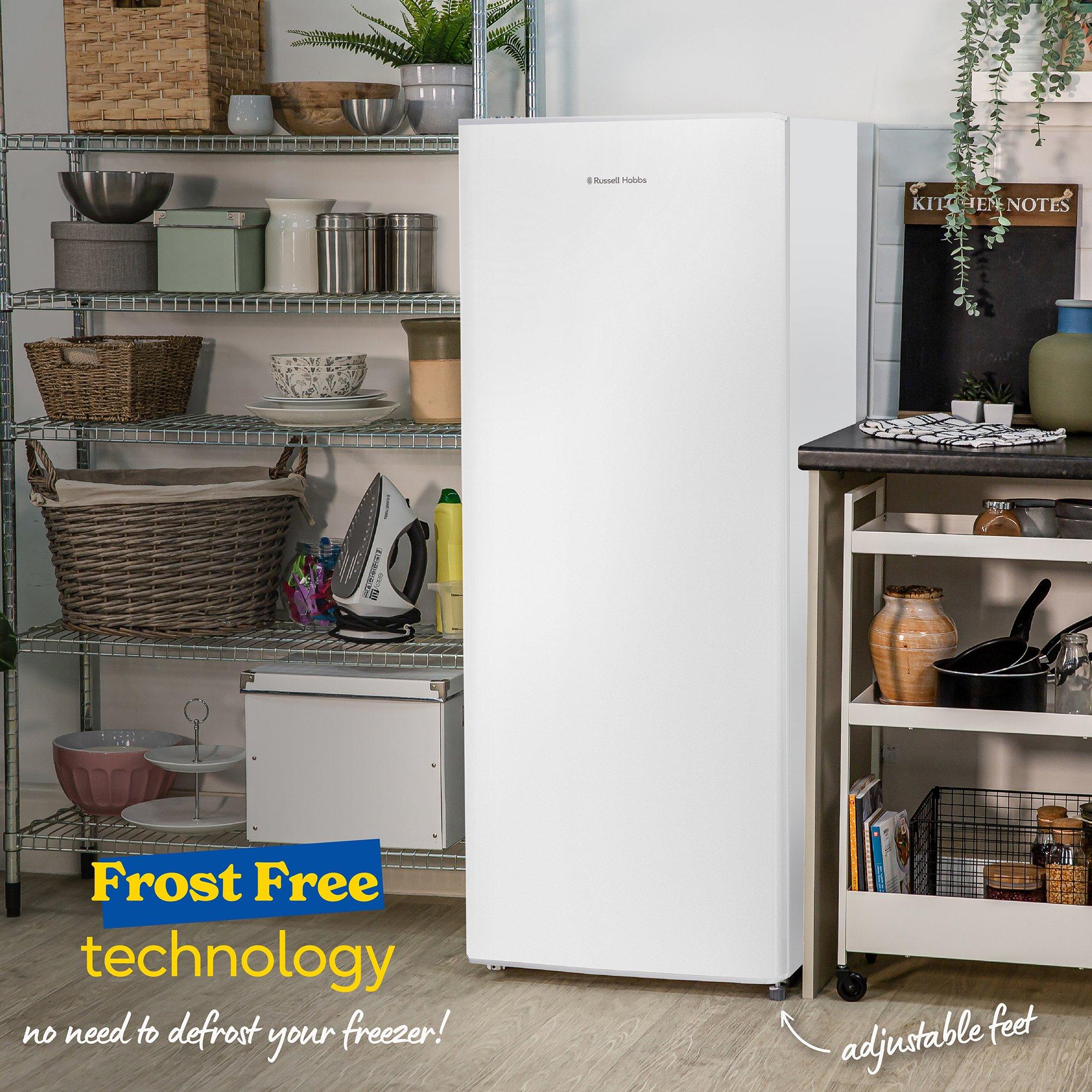 White - Russell Hobbs - RH146FFFZ541E1S 175L Frost-Free Fridge Freezer - 4