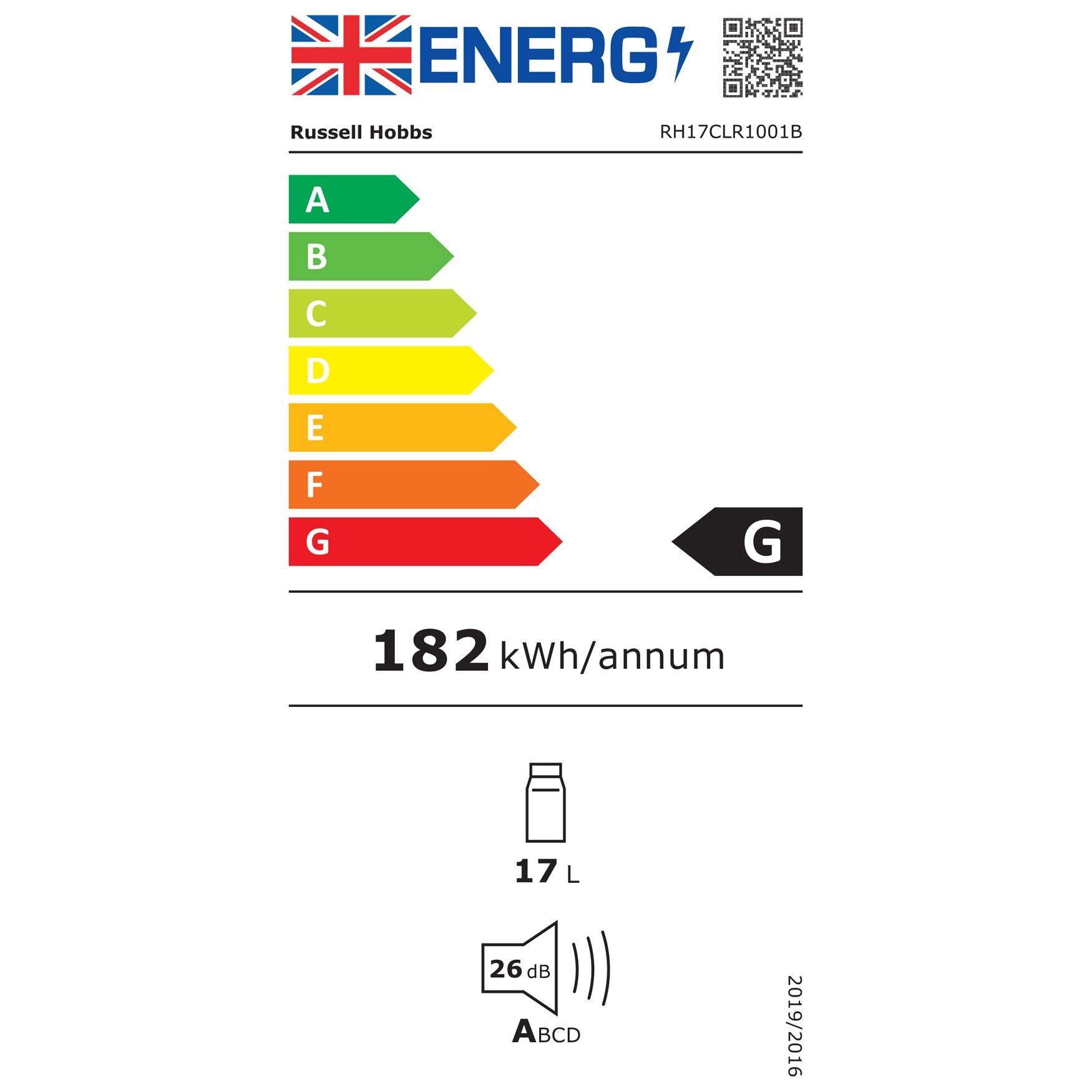 Black - Russell Hobbs - RH17CLR1001B 17L Thermoelectric Mini Cooler Black - 10