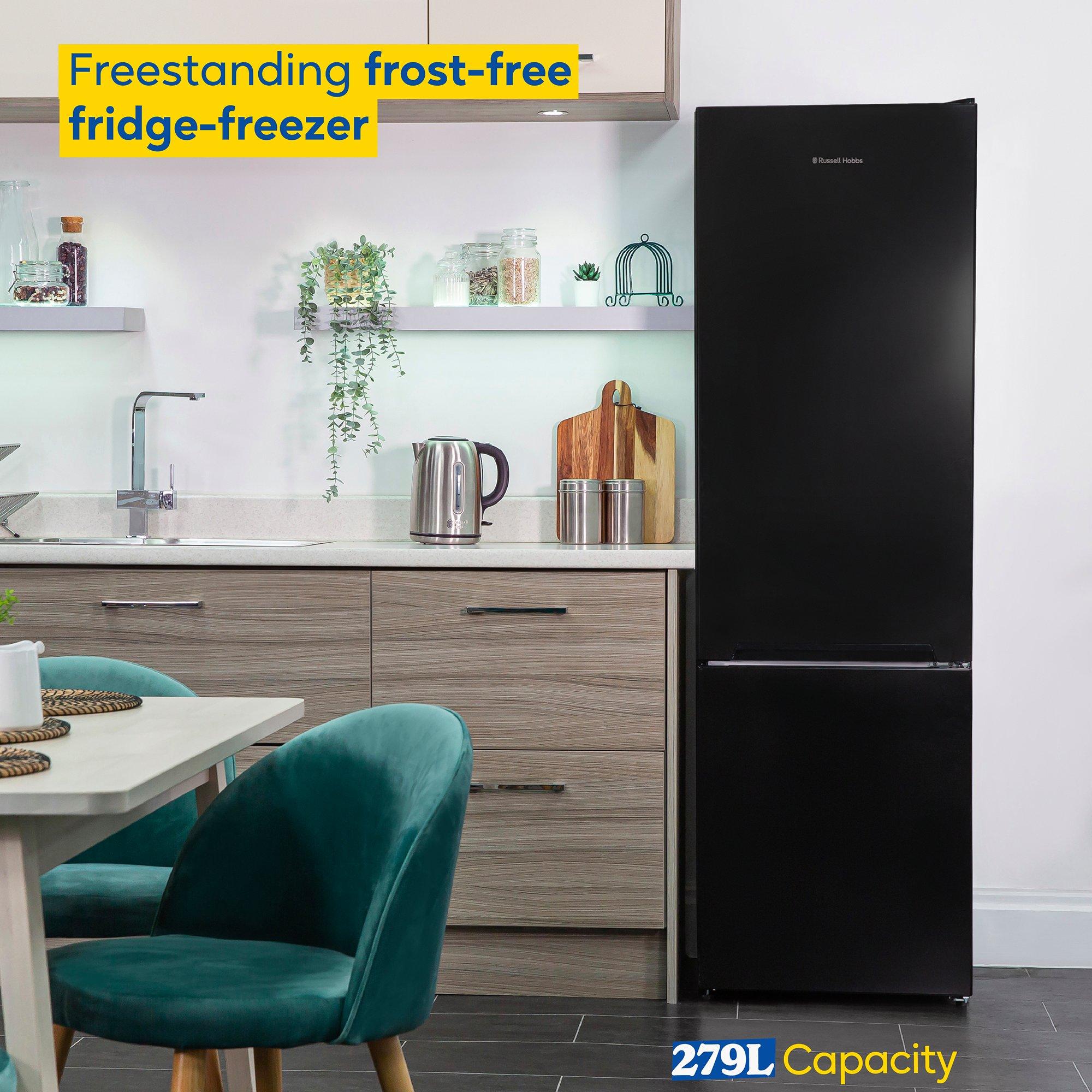 Black - Russell Hobbs - RH180FFFF551E1B Black 54cmW Fridge Freezer - 3