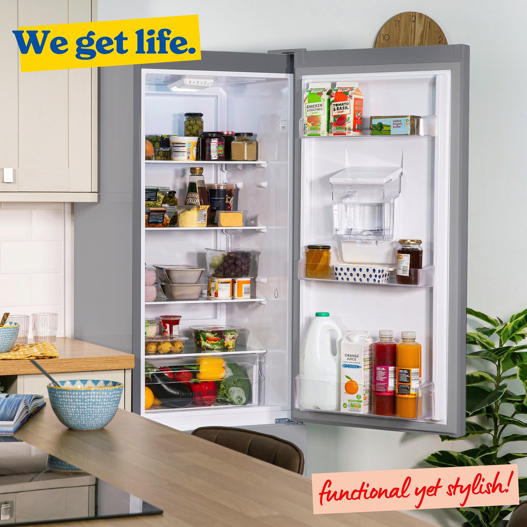 Silver - Russell Hobbs - RH180FFFF551E1SWD F/Freezer with Water Dispenser - 7