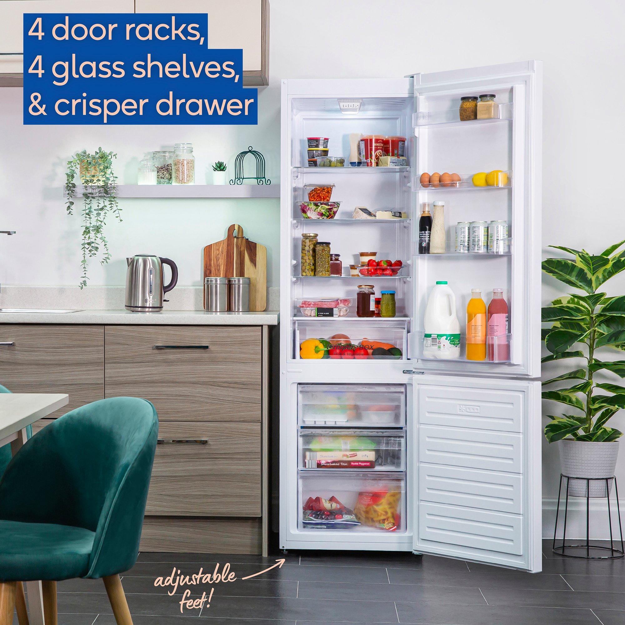 White - Russell Hobbs - RH180FFFF551E1W Frost Free Fridge Freezer - 4