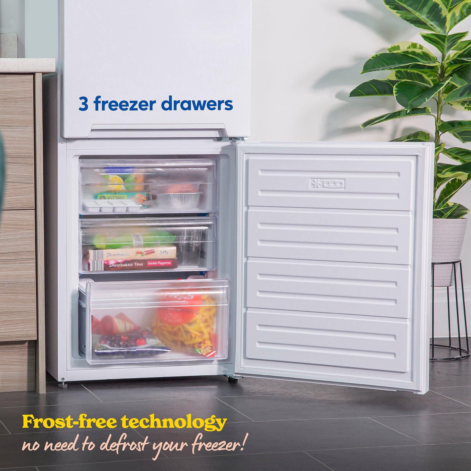 White - Russell Hobbs - RH180FFFF551E1W Frost Free Fridge Freezer - 5