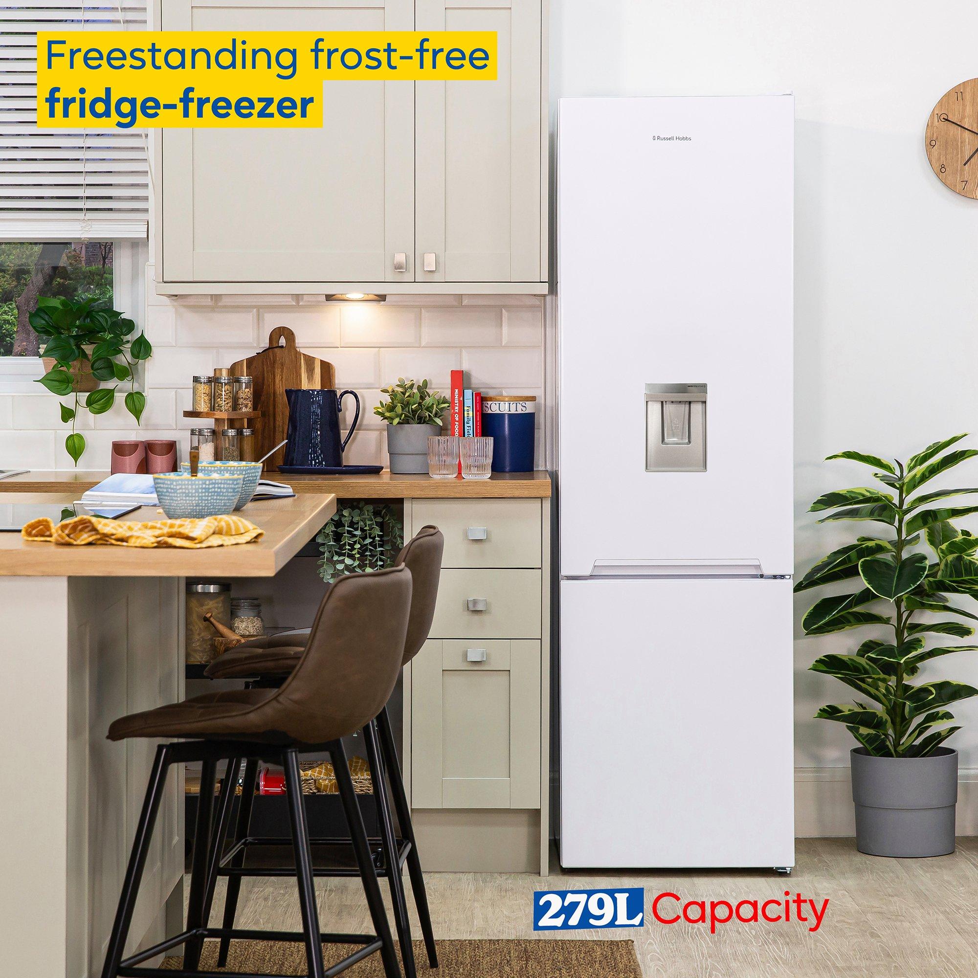 White - Russell Hobbs - RH180FFFF551E1WWD Fridge Freezer Water Dispenser - 3