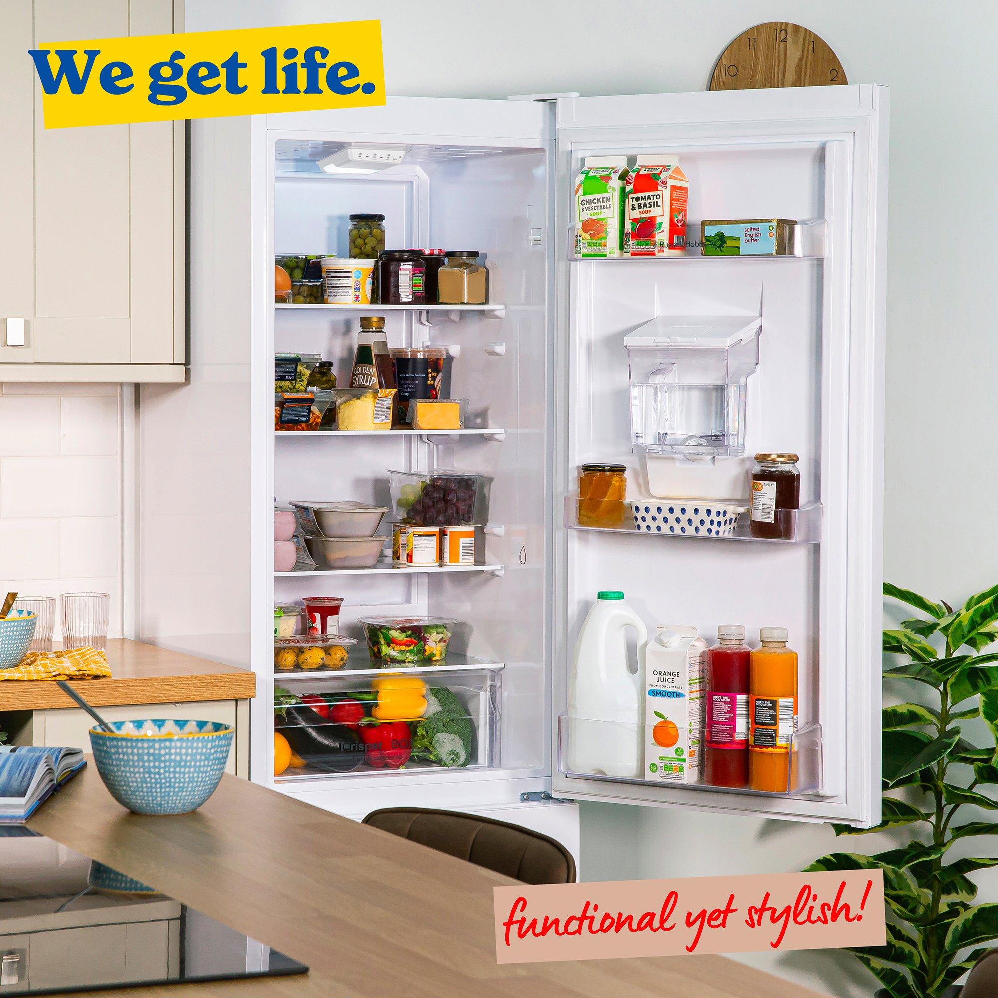 White - Russell Hobbs - RH180FFFF551E1WWD Fridge Freezer Water Dispenser - 7